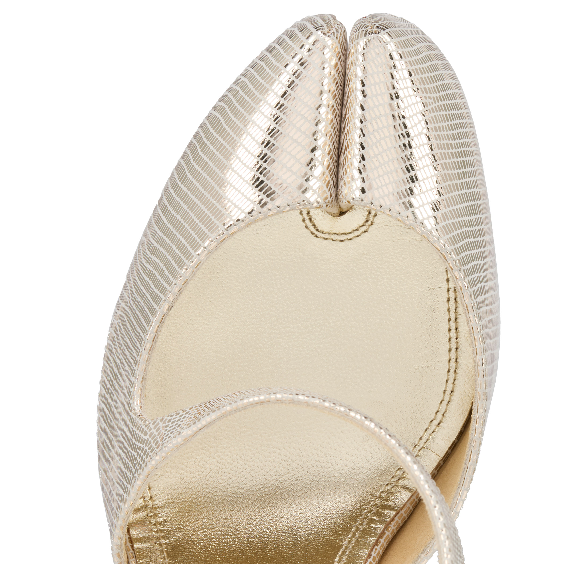Loubiella - 100 mm Slingback pumps - Lizard printed