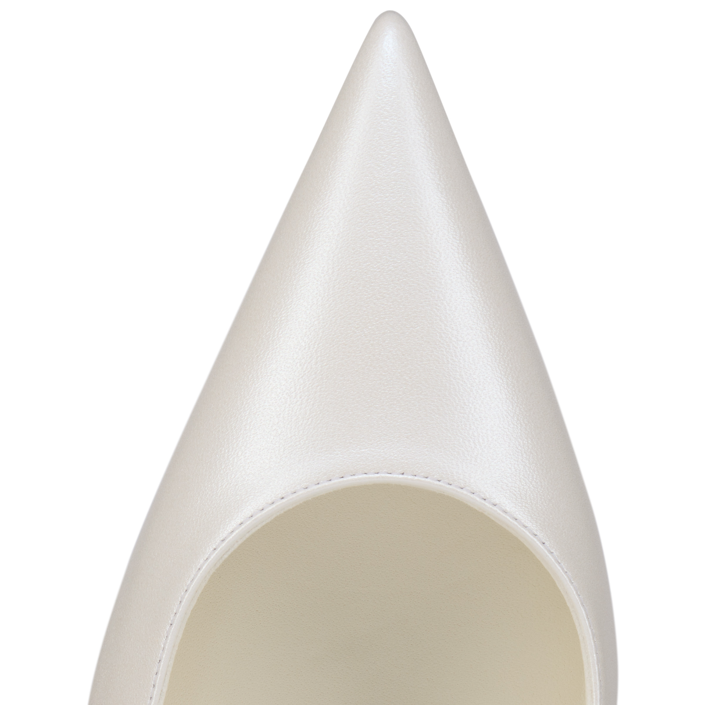 Miss Z - 100 mm Pumps - Pearlescent nappa leather - Bianco - Women