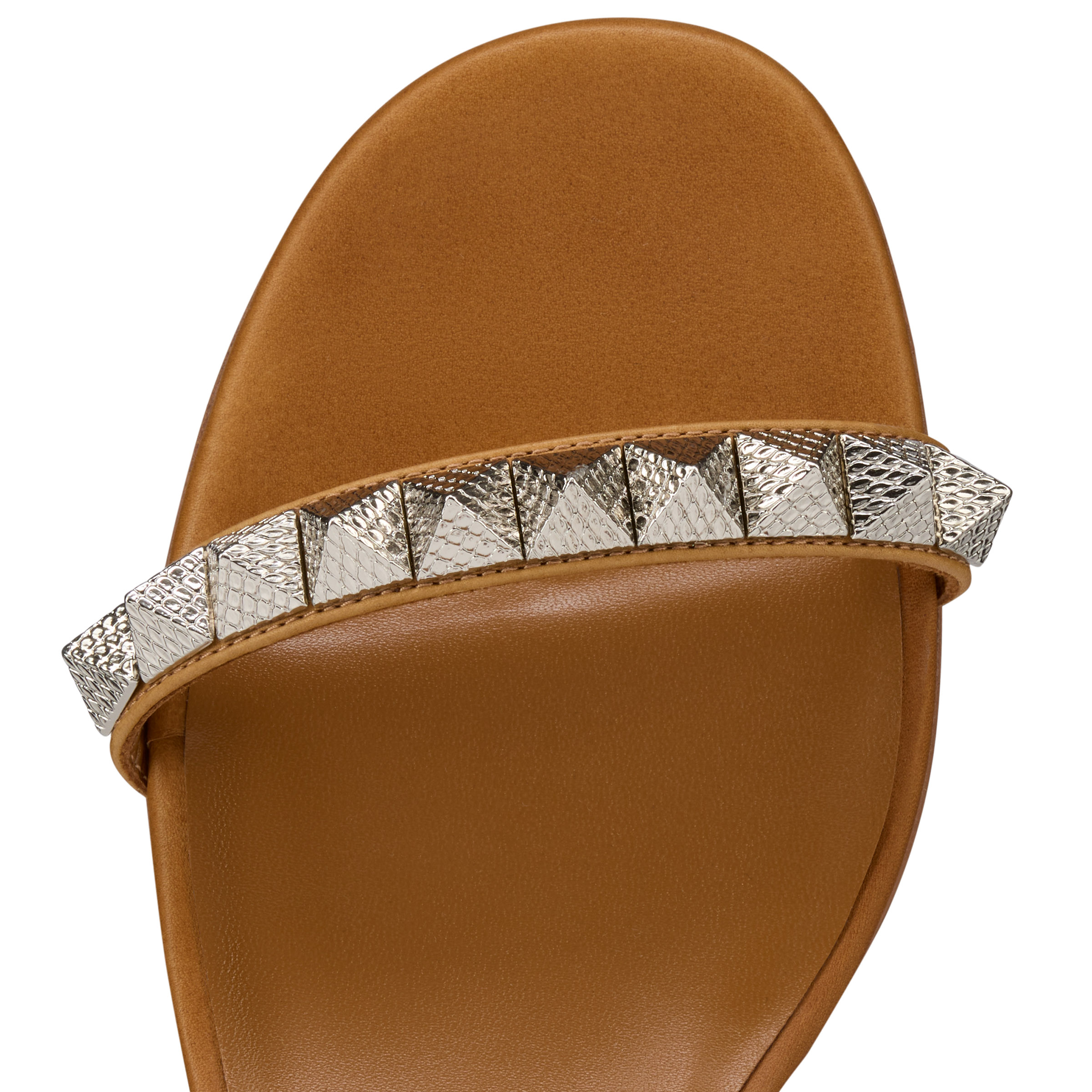 Pyrasand - 30 mm Strappy sandals - Waxed calf leather