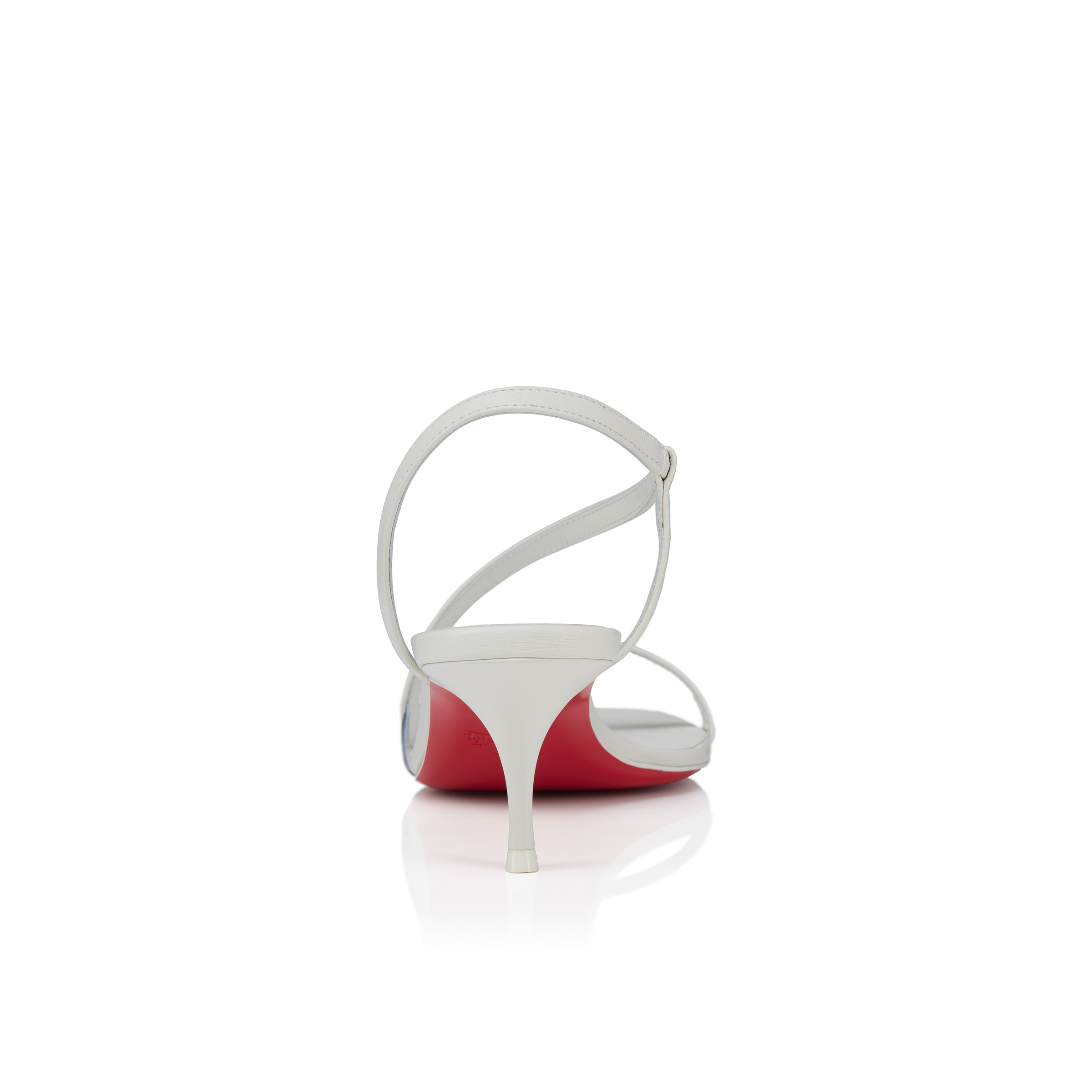 エレガント ☆ ルブタン Rosalie 55 llic sandals Rosalie - 55 mm Sandals - Kid leather - Bianco - Women
