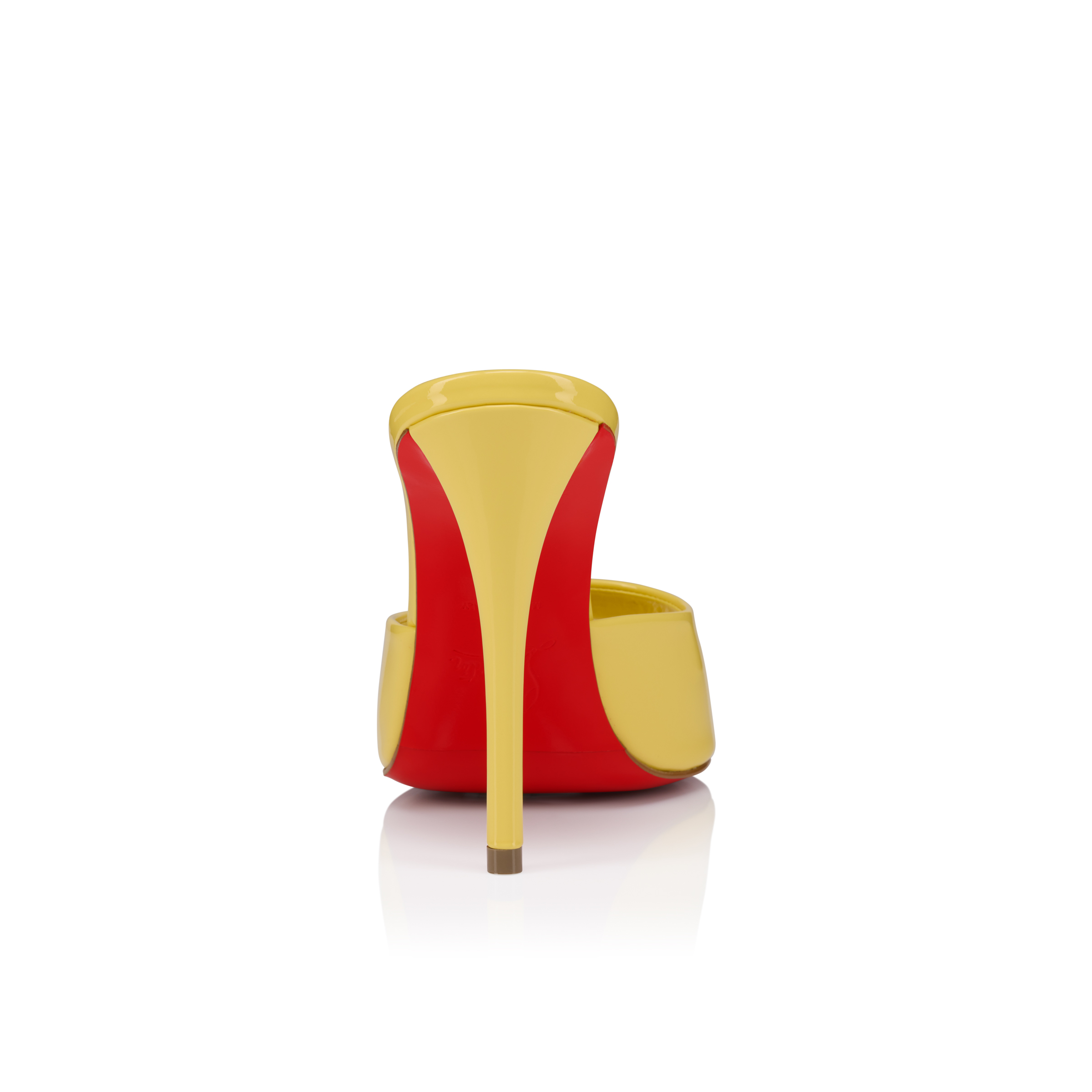Miss Z Mule - 100 mm Mules - Patent calf leather - Vanilla - Women
