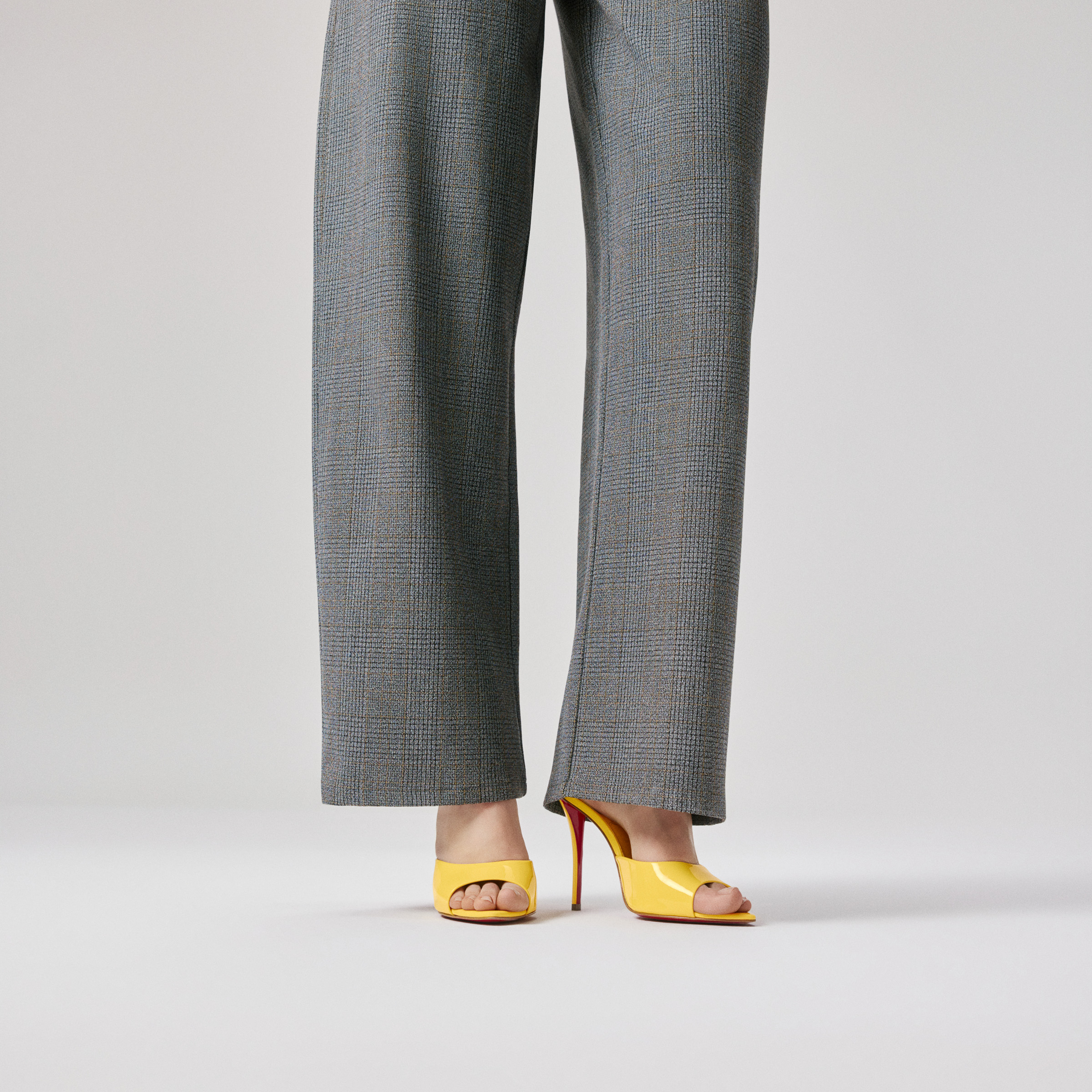 Miss Z Mule - 100 mm Mules - Patent calf leather - Vanilla - Women