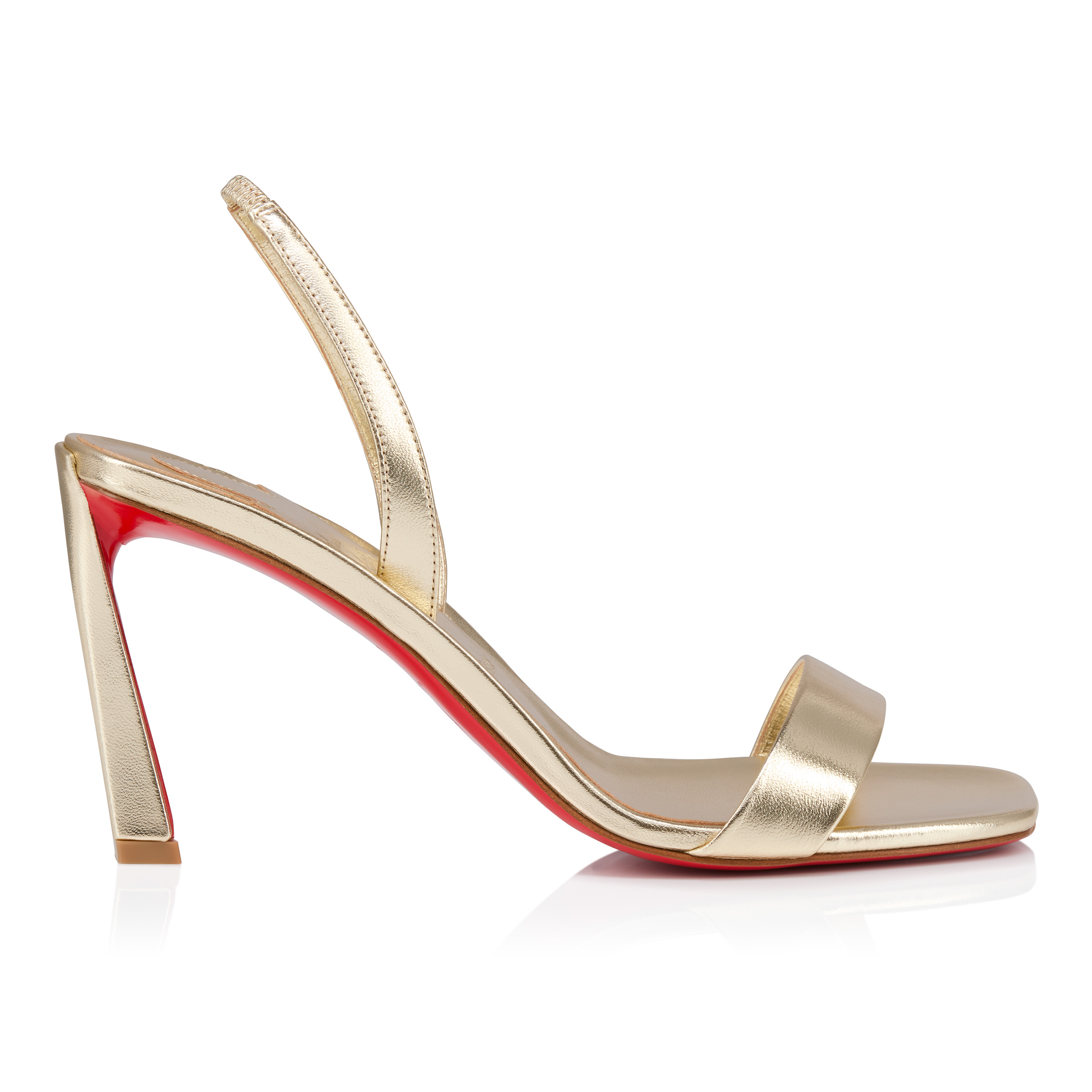 O Condora - 85 mm Strappy sandals - Laminated nappa leather