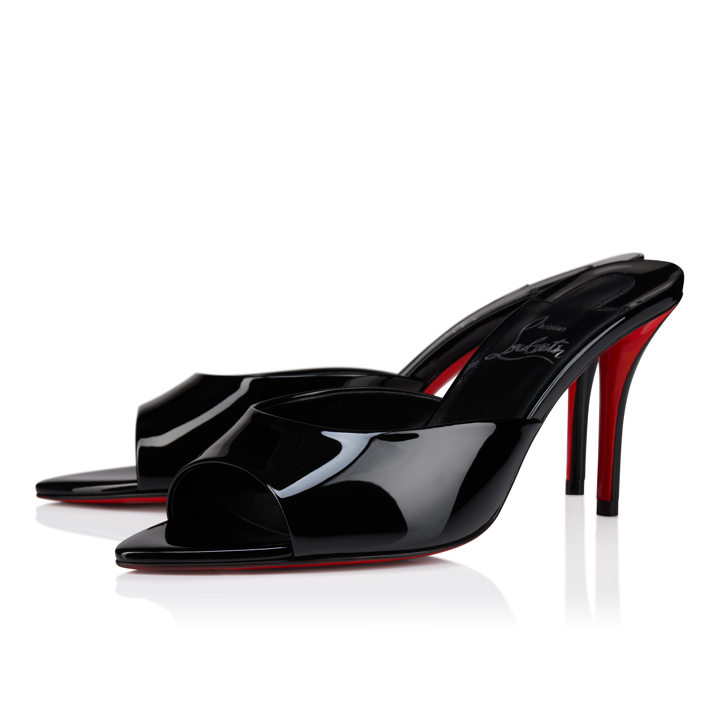Miss Z Mule - 80 mm Mules - Patent calf leather - Black