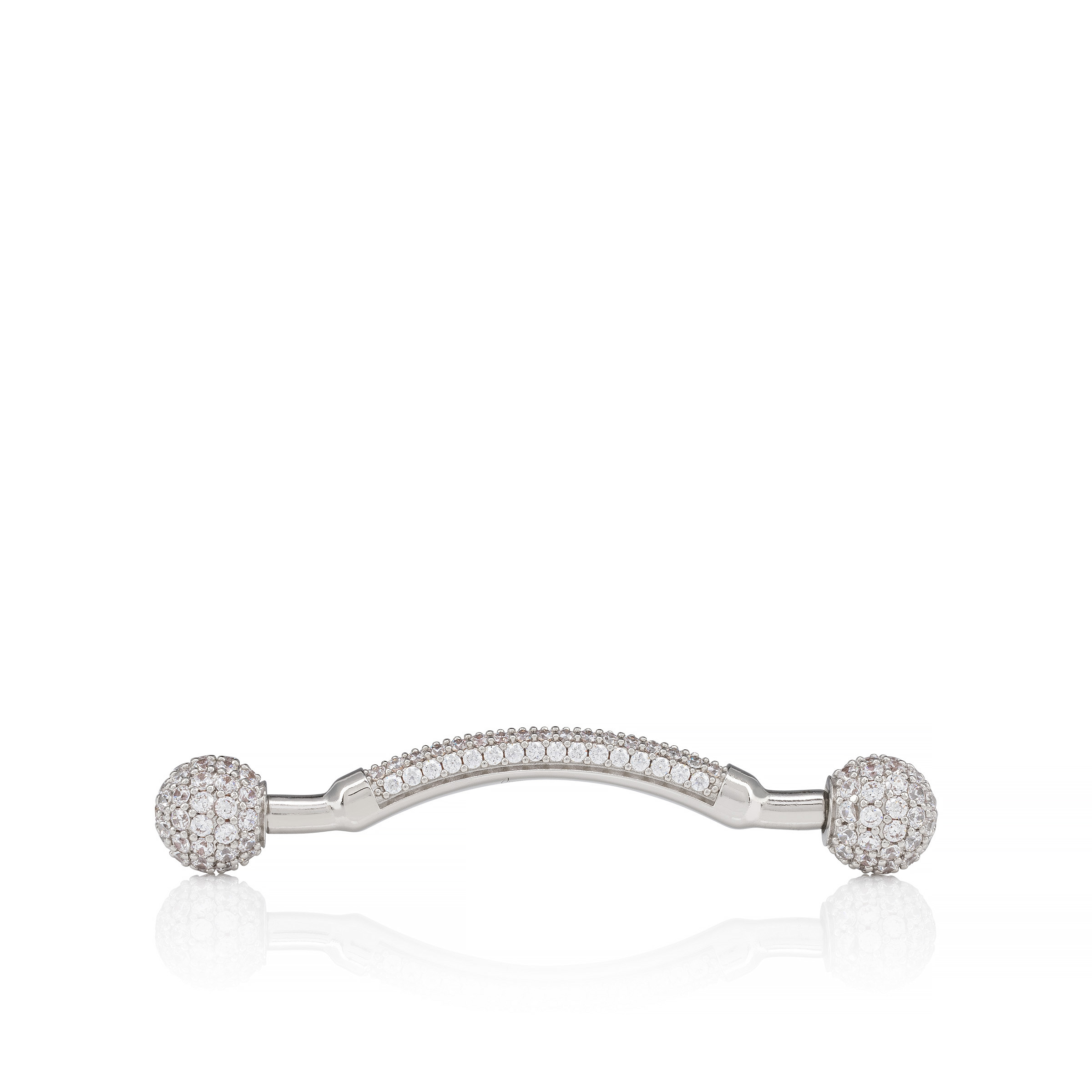 アクセサリー CHRISTIAN LOUBOUTIN Chambelink Strass - Shoe Jewelry - Metal and strass - Silver