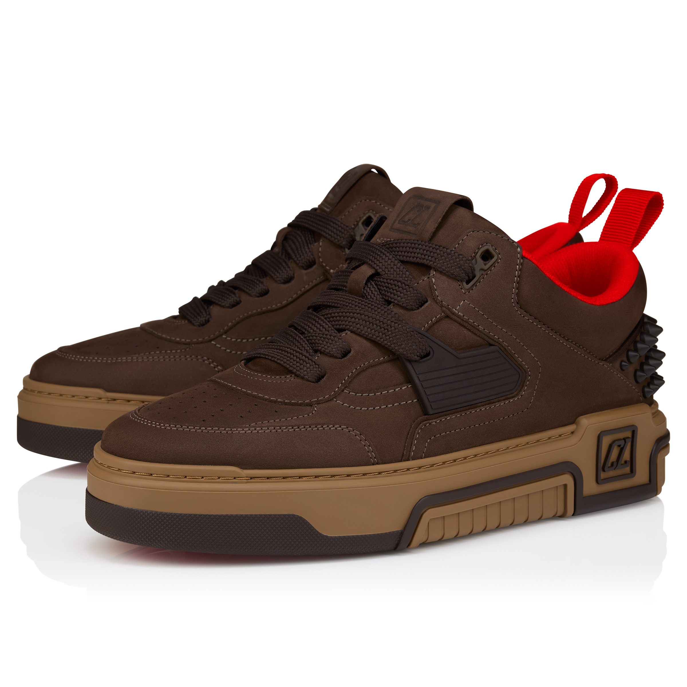 Astroloubi - Sneakers - Reversed calf leather - Cafe - Men Astroloubi - Sneakers - Reversed calf leather - Cafe - Men