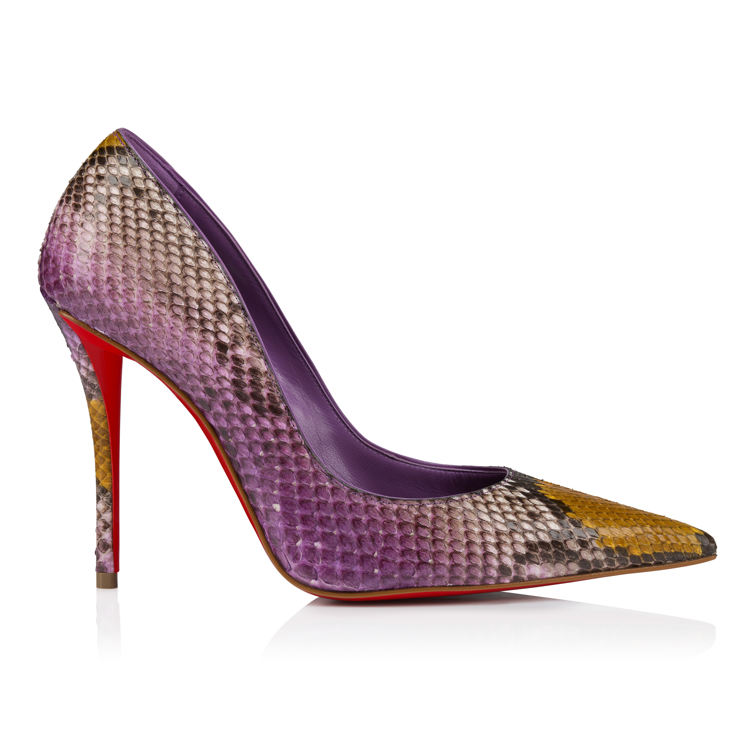 Miss Z - 100 mm Pumps - Gradient python leather - Rhapsody Yellow