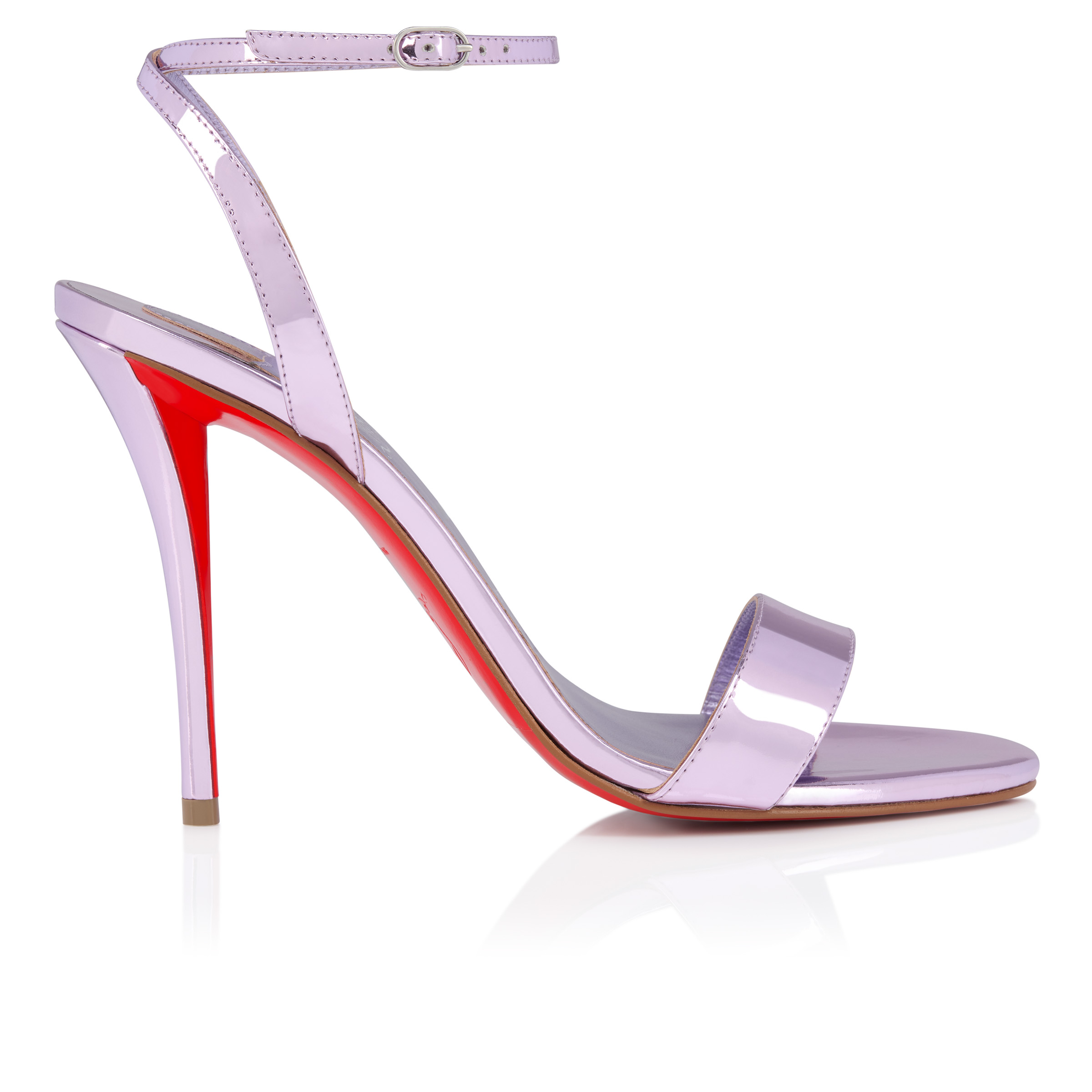 Miss Z Sandal - 100 mm Strappy sandals - Laminated calf leather