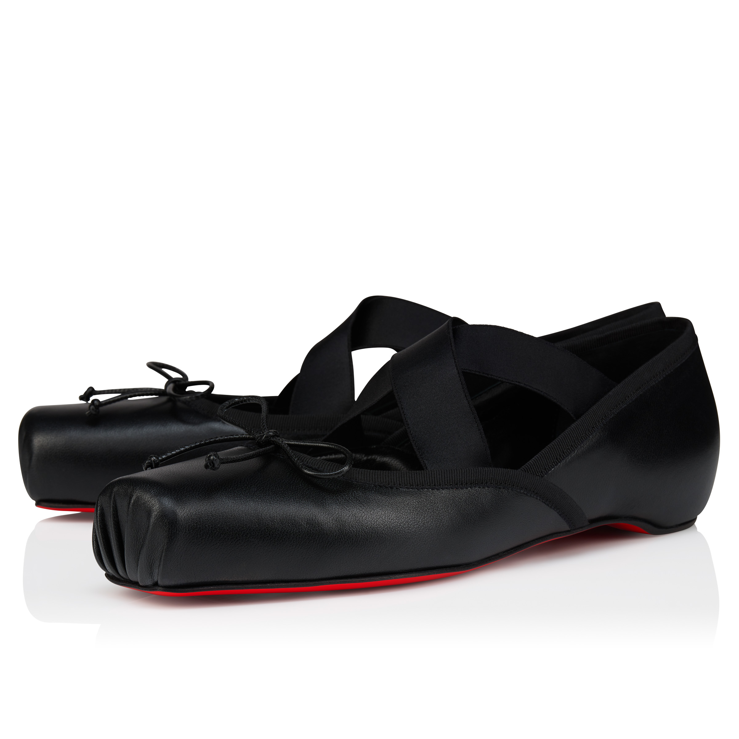 Cassiasticina - Ballerinas - Lamb nappa leather - Black - Women