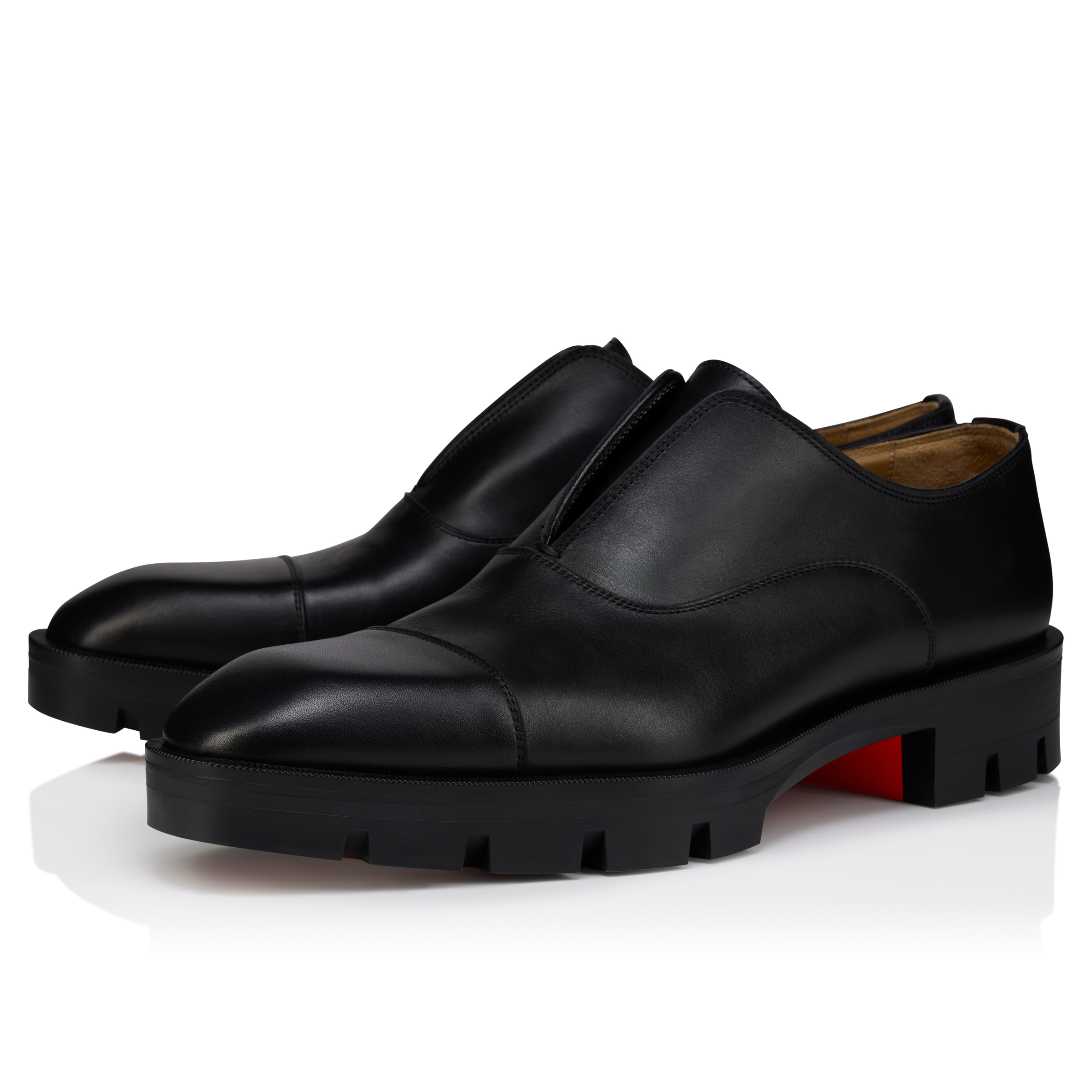 Alpha Lion - Oxfords - Calf leather - Black - Men - Christian