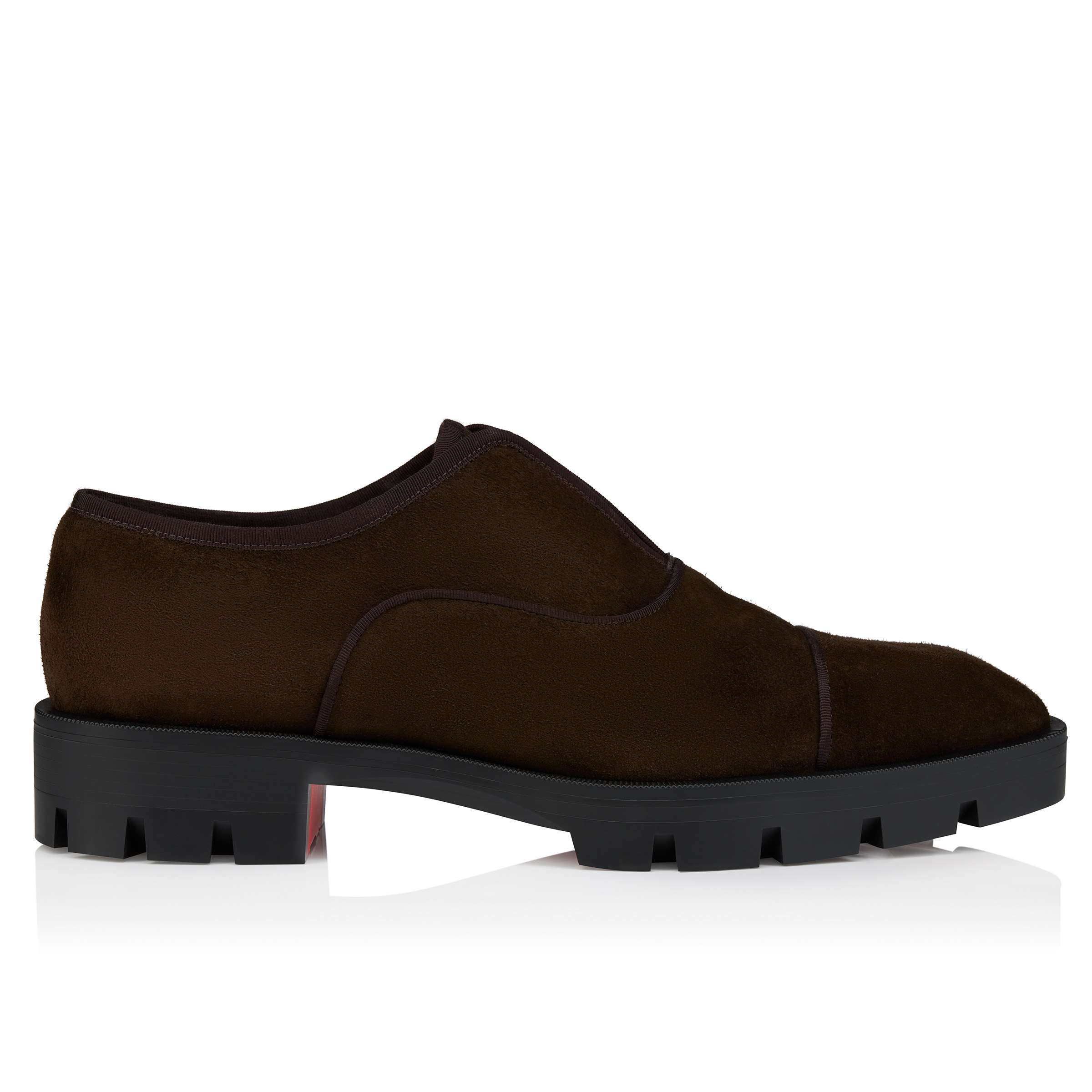 Alpha Lion - Oxfords - Reversed calf leather - Cafe - Men