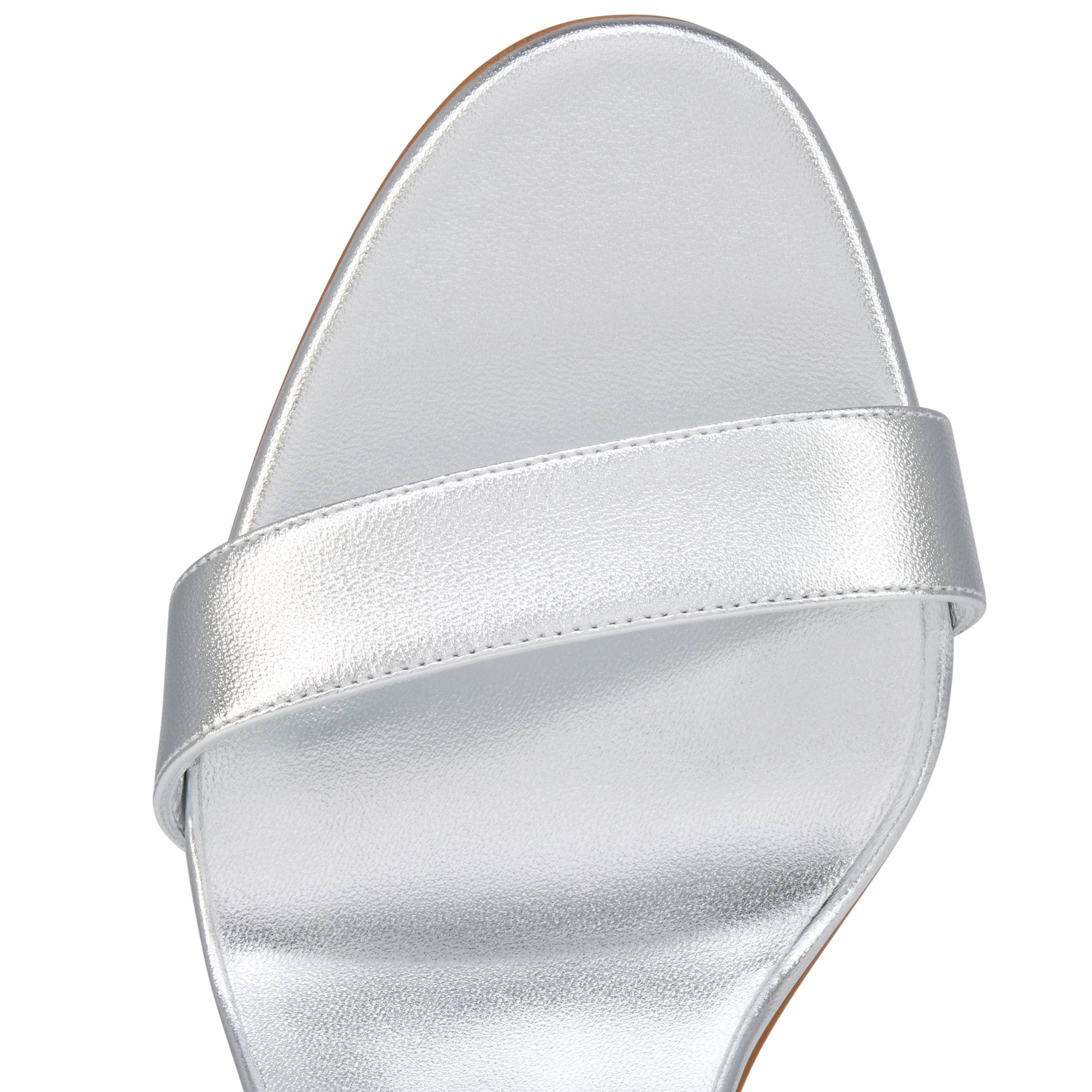 Christian Louboutin シルバー スパイク ハイヒール Miss Z Sandal - 100 mm Strappy sandals - Lamb nappa leather