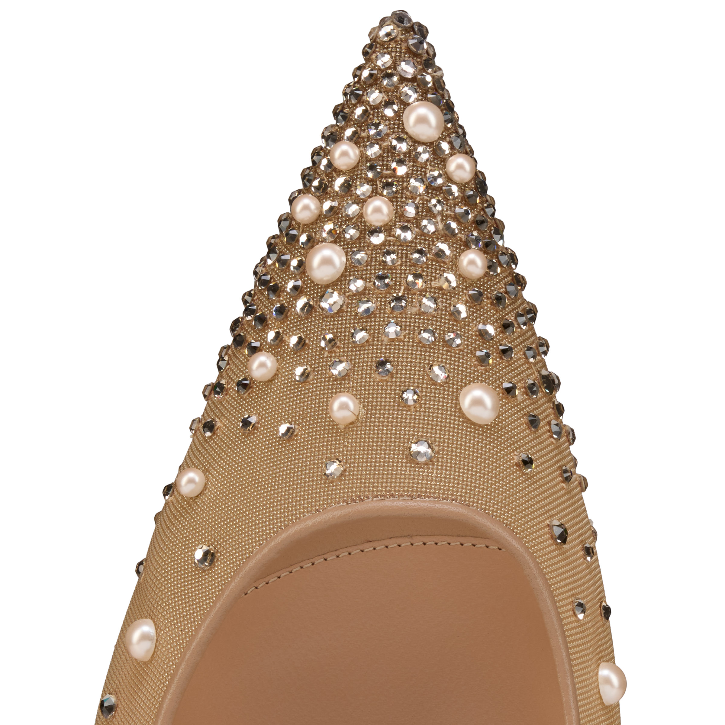 Miss Z Degrastrass Perla - 80 mm Pumps - Mesh, nappa leather