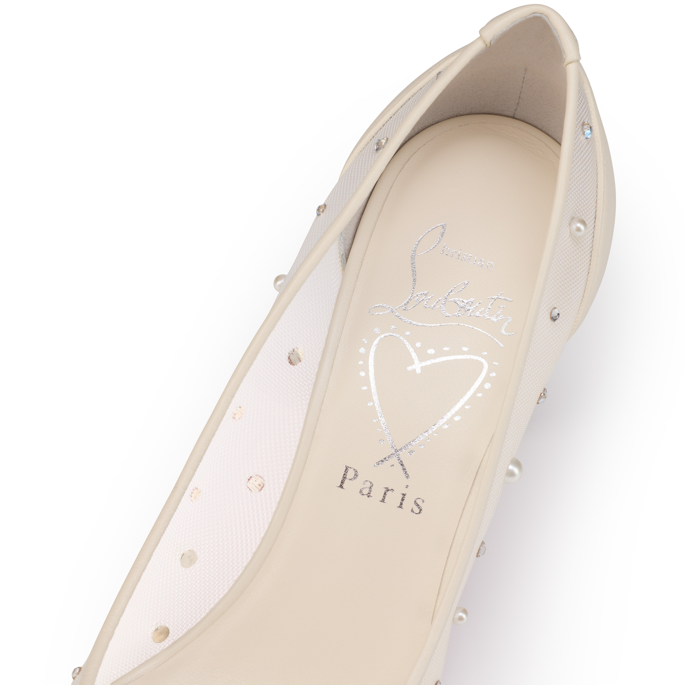 Miss Z Degrastrass Perla - 80 mm Pumps - Mesh, nappa leather