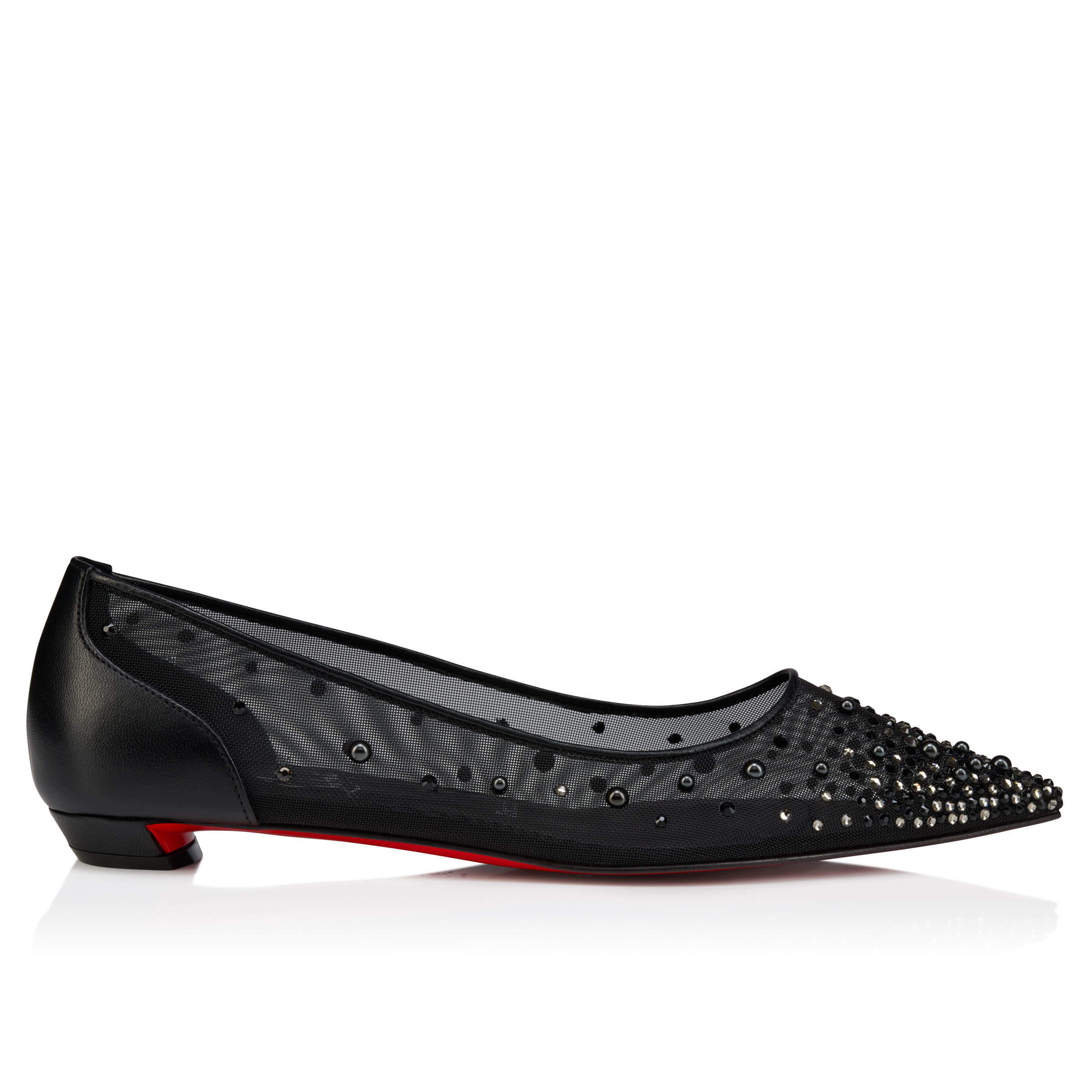 Miss Z Degrastrassina Perla - Ballerinas - Mesh, nappa leather