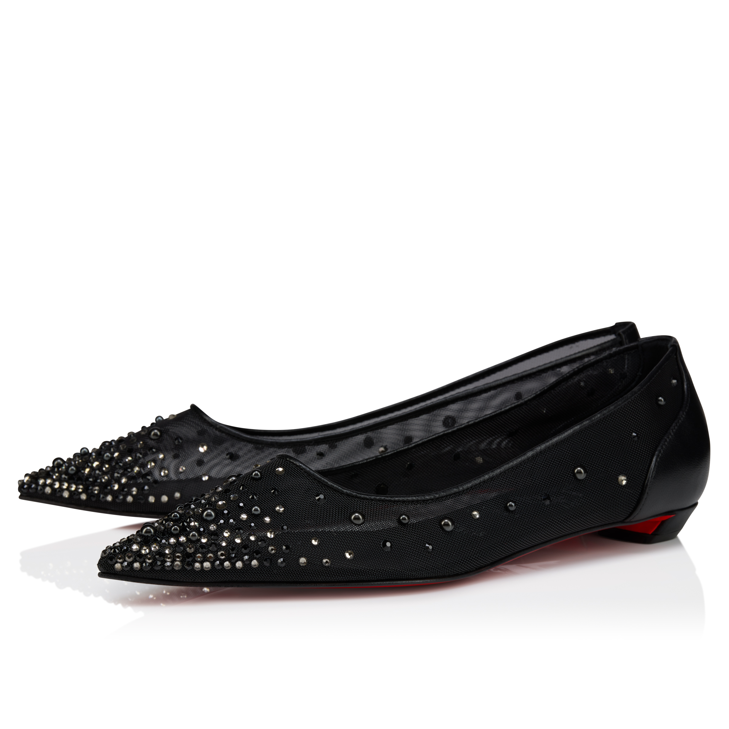 Miss Z Degrastrassina Perla - Ballerinas - Mesh, nappa leather