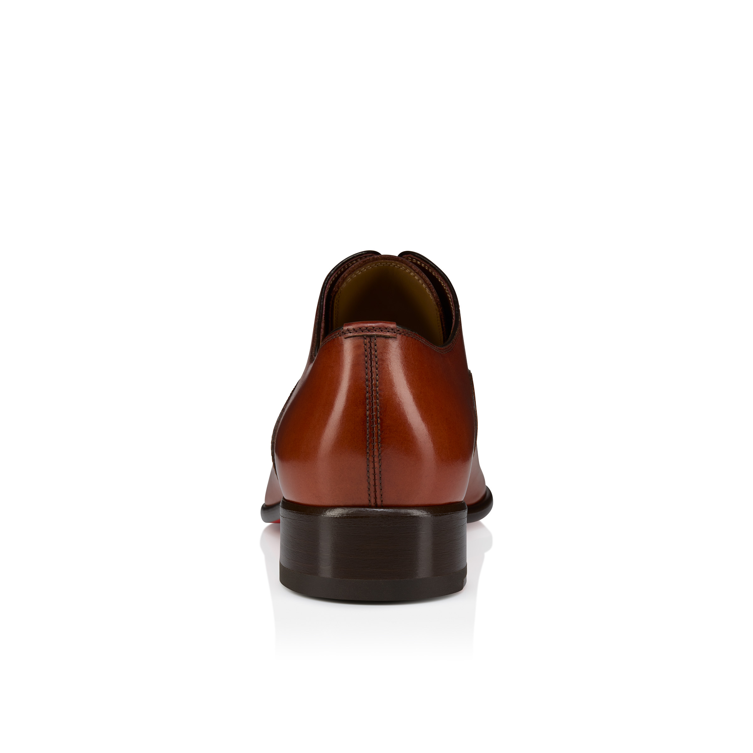 Christian Louboutin Tan Leather Oxfords with Red Sole $1,050 CHRISTIAN LOUBOUTIN - *GREGGO* Brown Oxfords - 7.5 US  main image 3