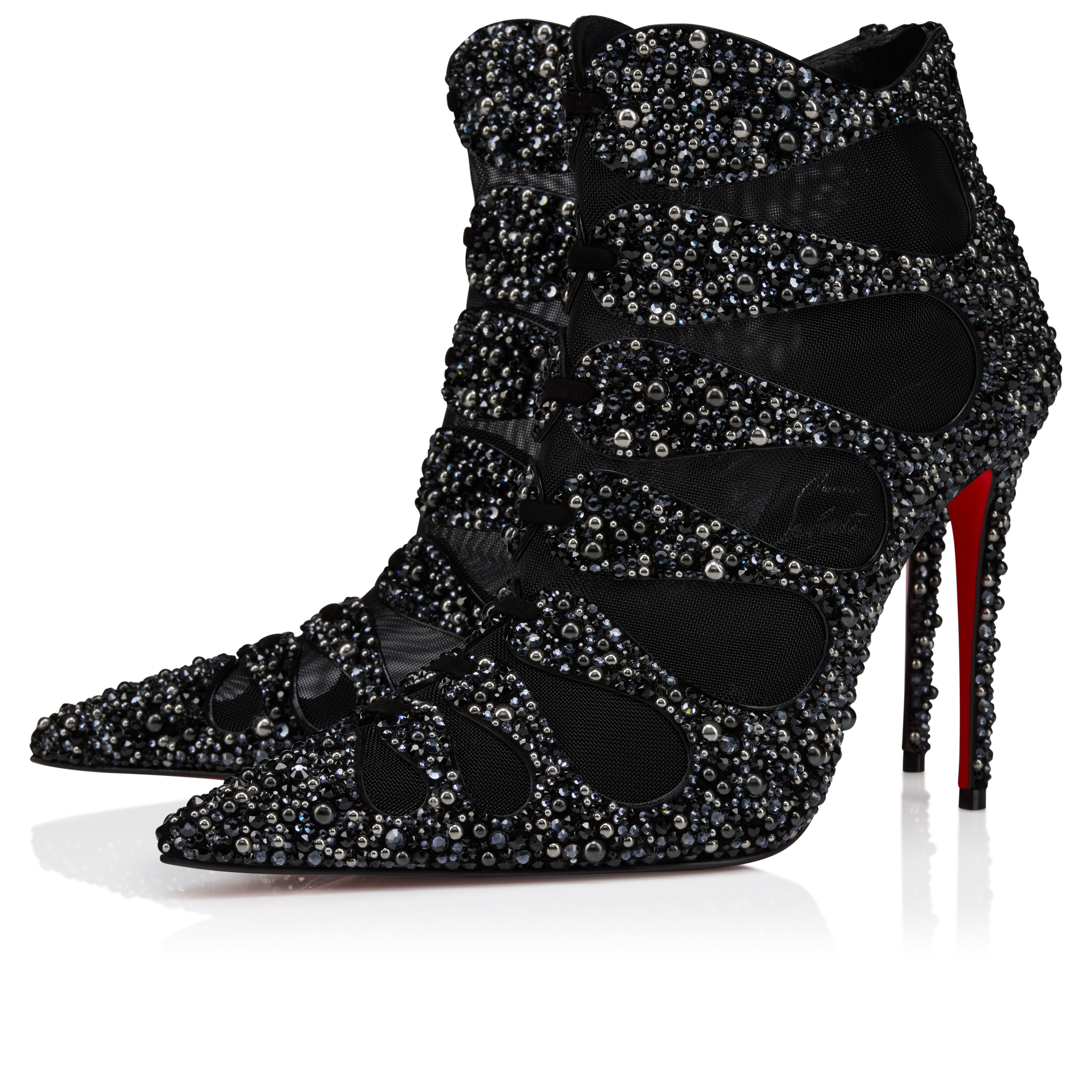 Circus Max Perla - 100 mm Low boots - Suede leather, mesh and