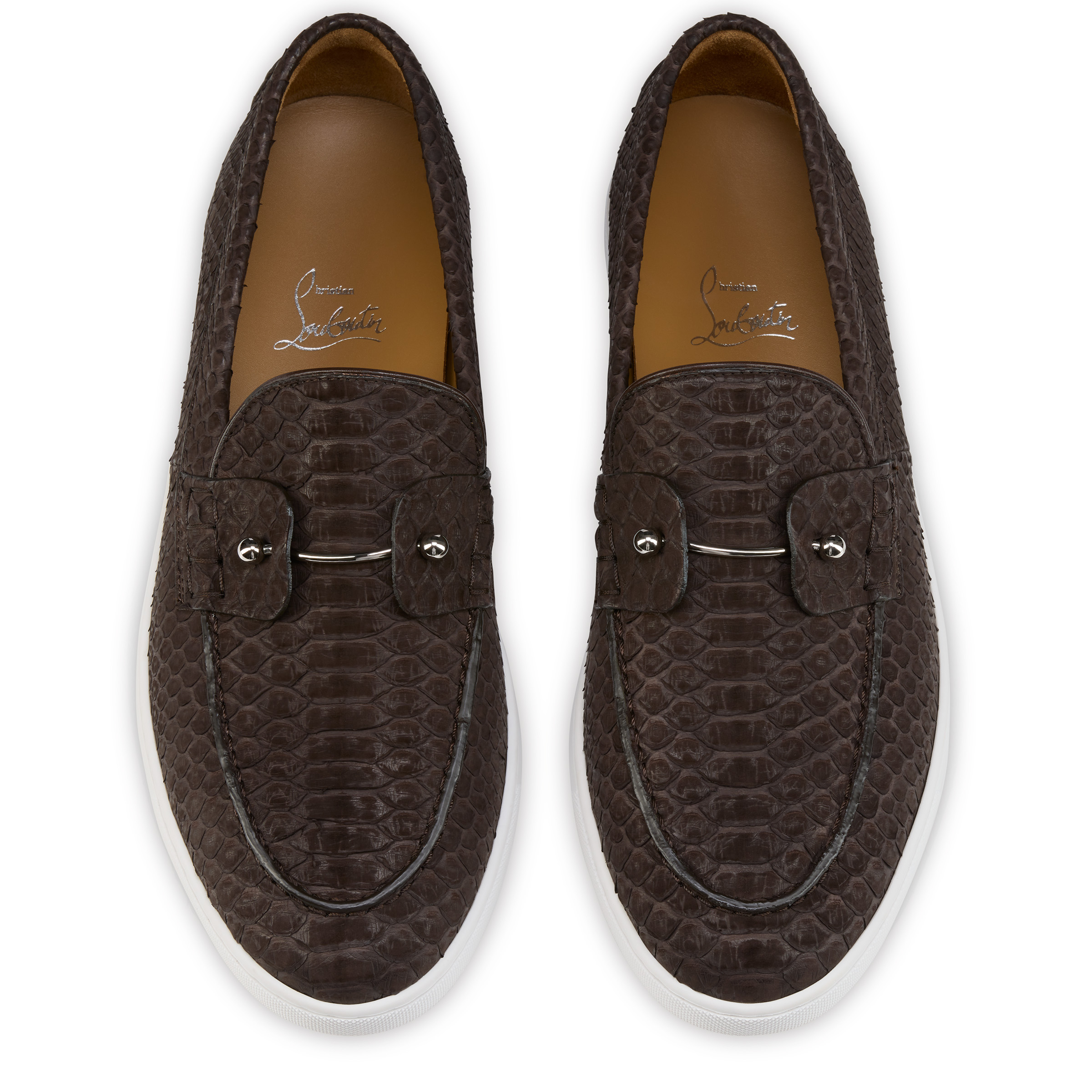 Chambeliboat - Boat Shoes - Python leather - Cafe - Men 