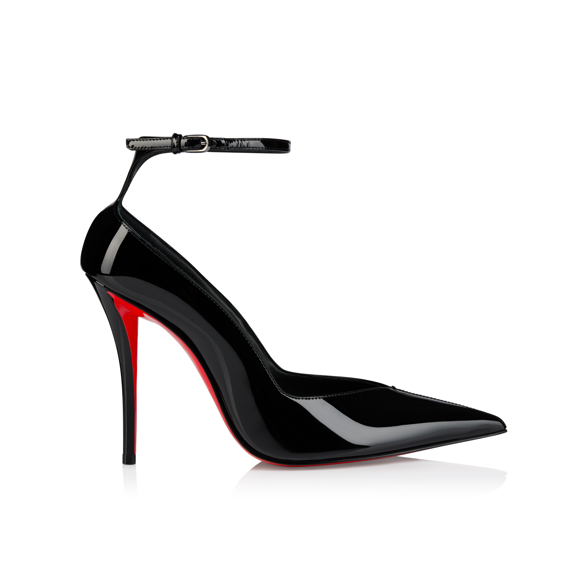 Erozee - 100 mm Strappy pumps - Patent calf leather - Black