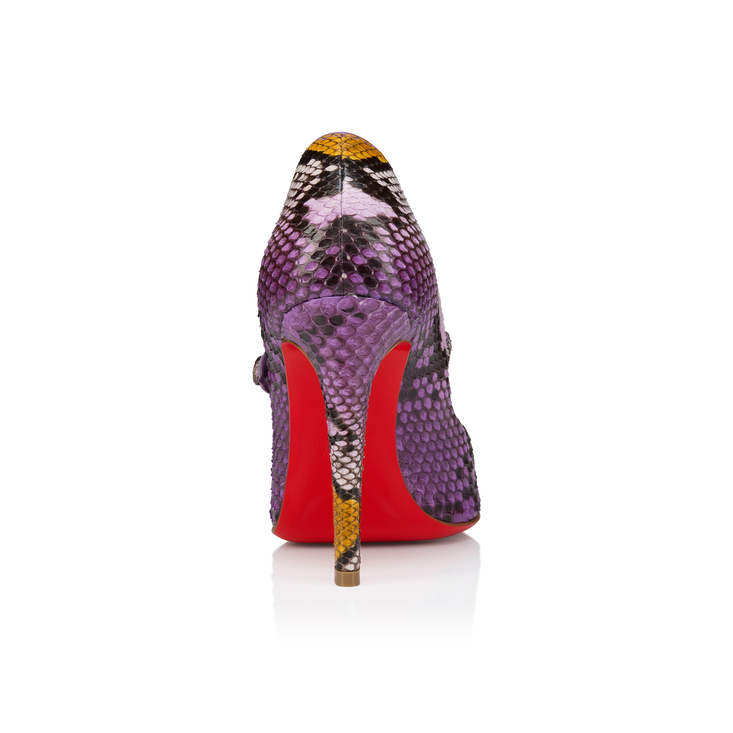 Mary Fannylove - 100 mm Mary Janes - Gradient python leather