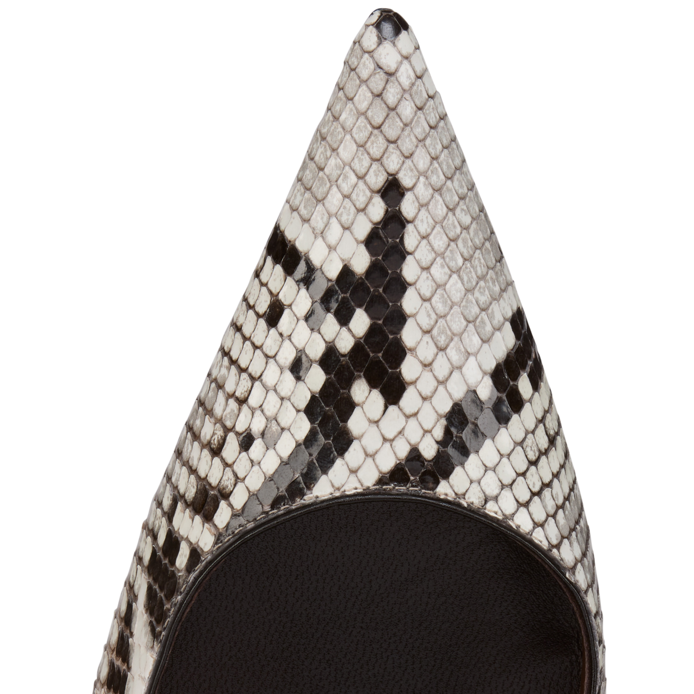 Miss Z - 100 mm Pumps - Python leather - Roccia - Women