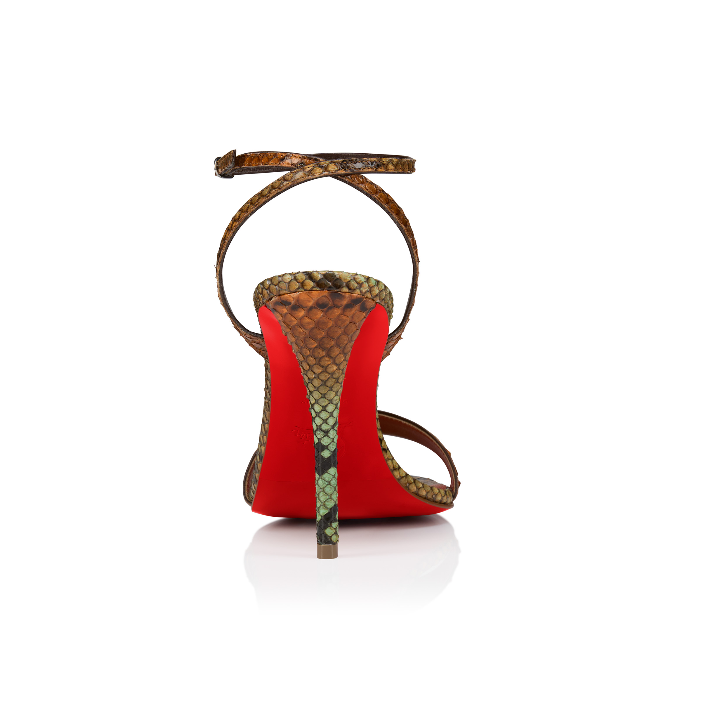 Miss Z Sandal - 100 mm Strappy sandals - Gradient python leather