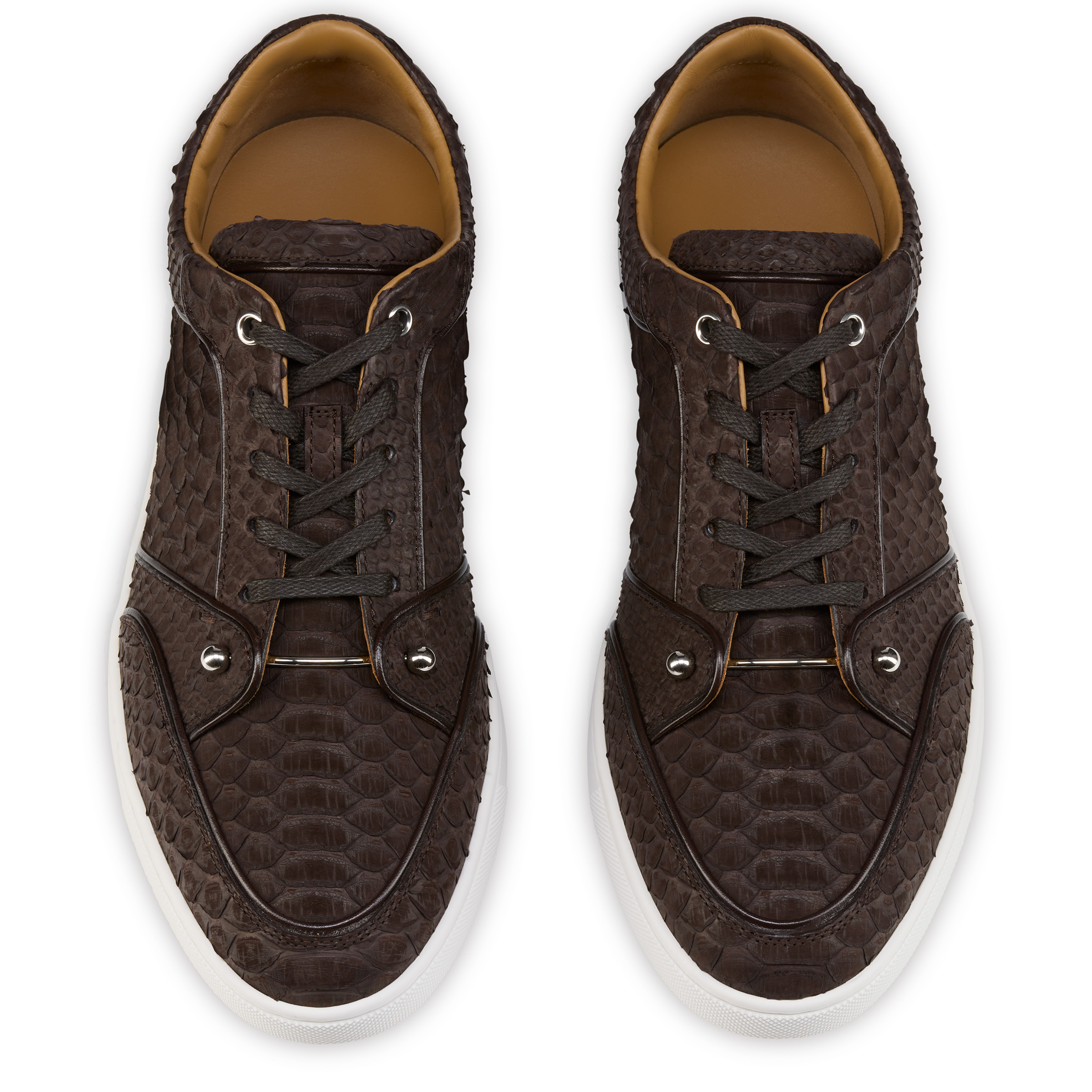 Chambelisneak - Sneakers - Python leather - Cafe - Men - Christian
