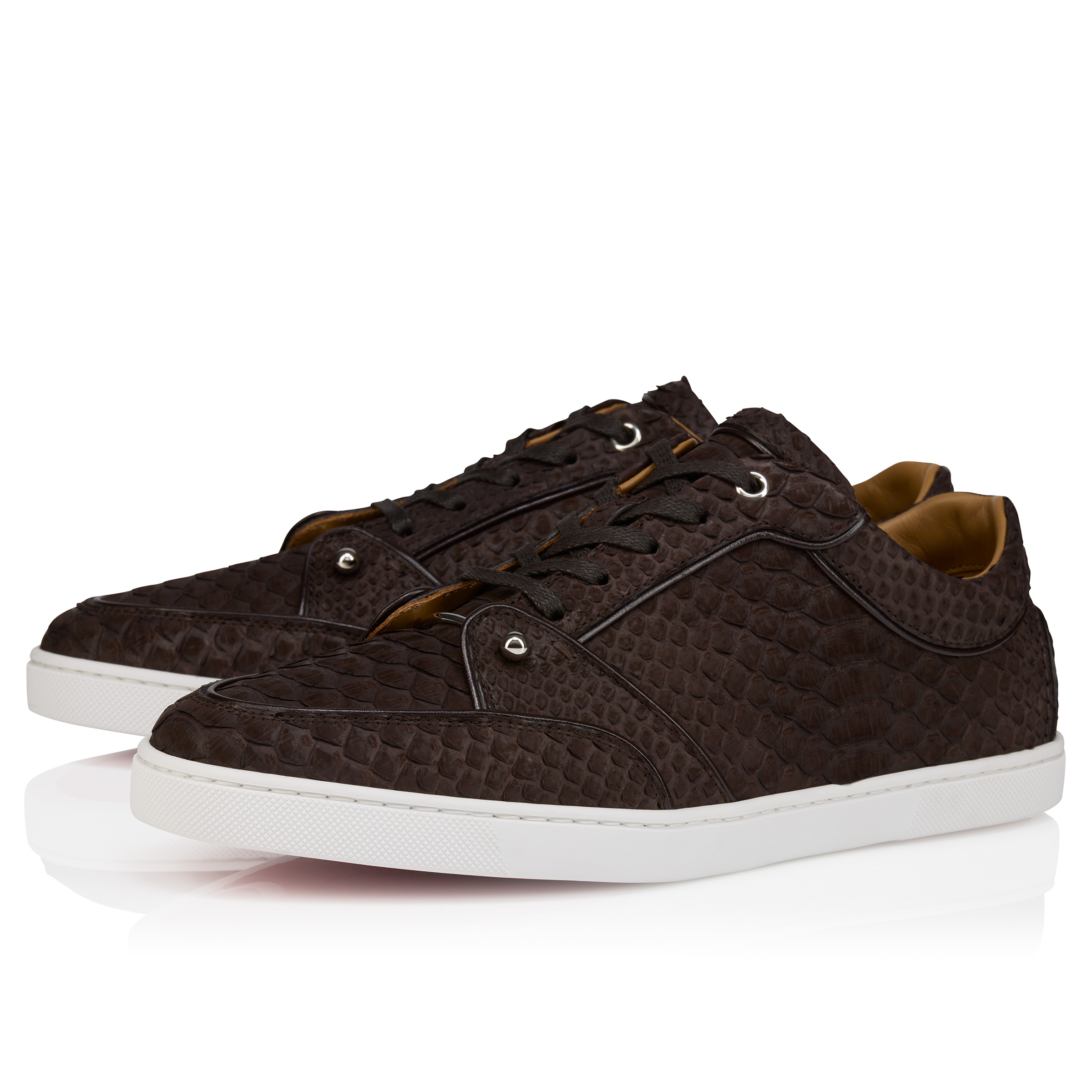 Chambelisneak - Sneakers - Python leather - Cafe - Men - Christian