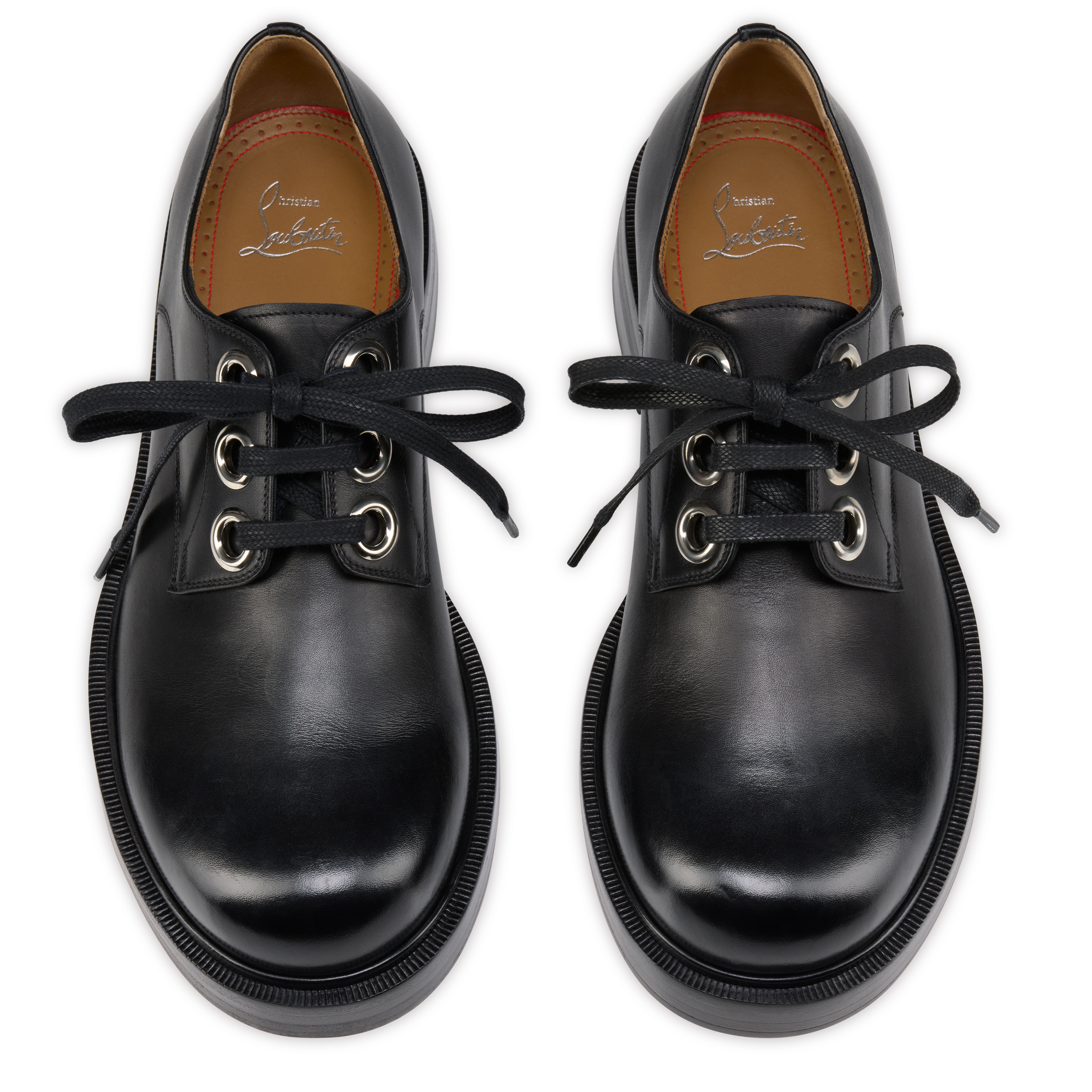 Derloon - Derbies - Calf leather - Black - Men - Christian