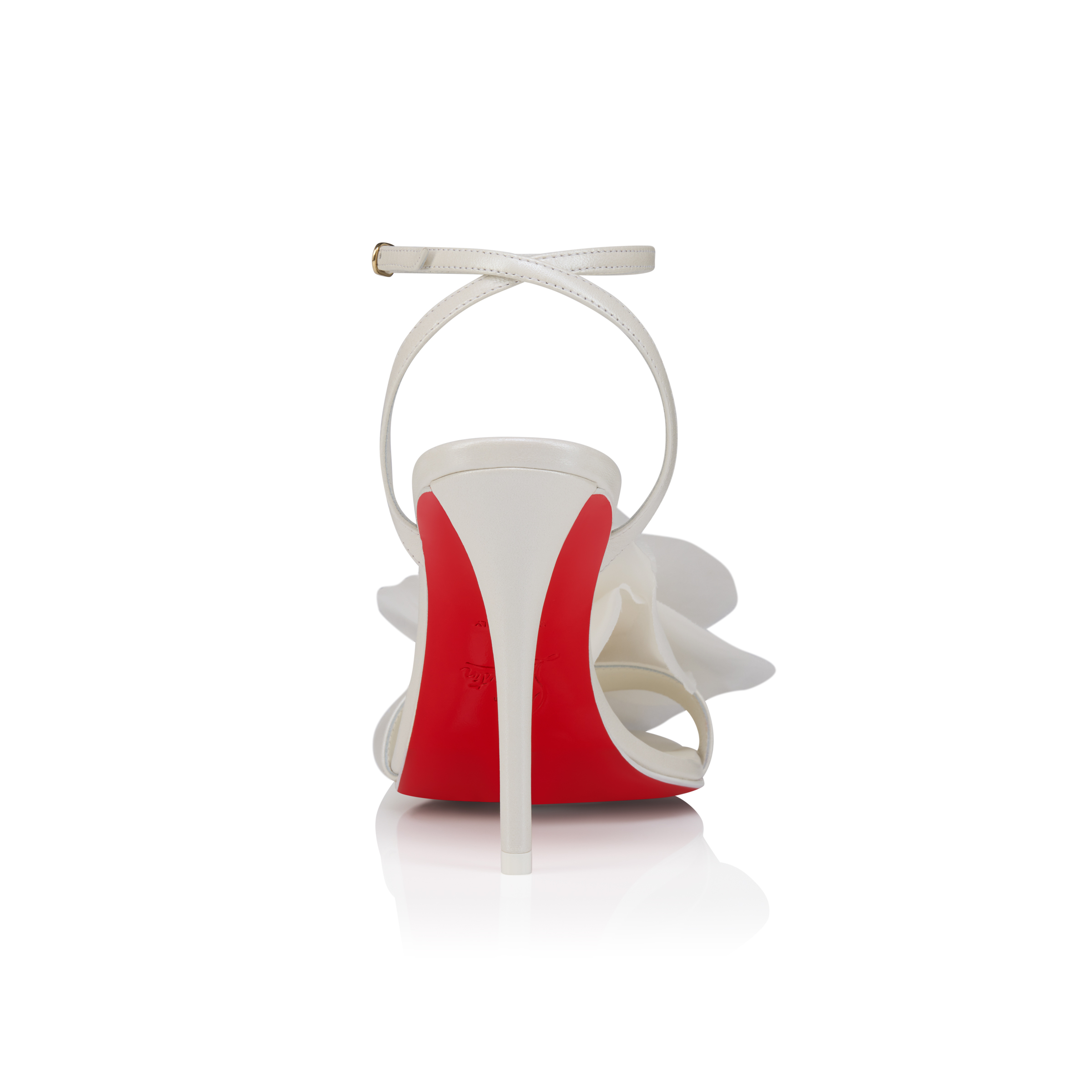Miss Z Flora - 100 mm Strappy sandals - Pearly nappa leather