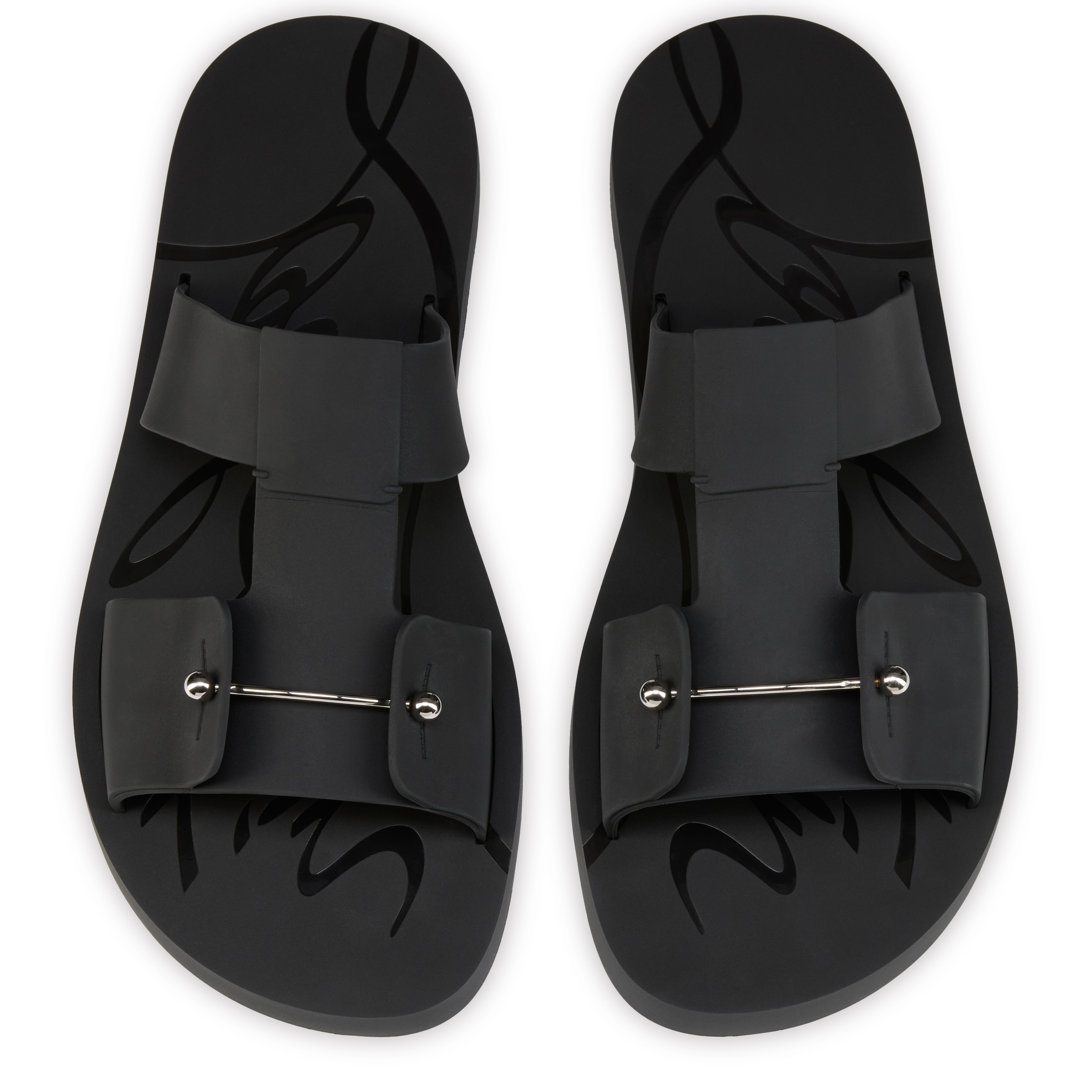 Zakouski - Mules - Rubber - Black - Men - Christian Louboutin