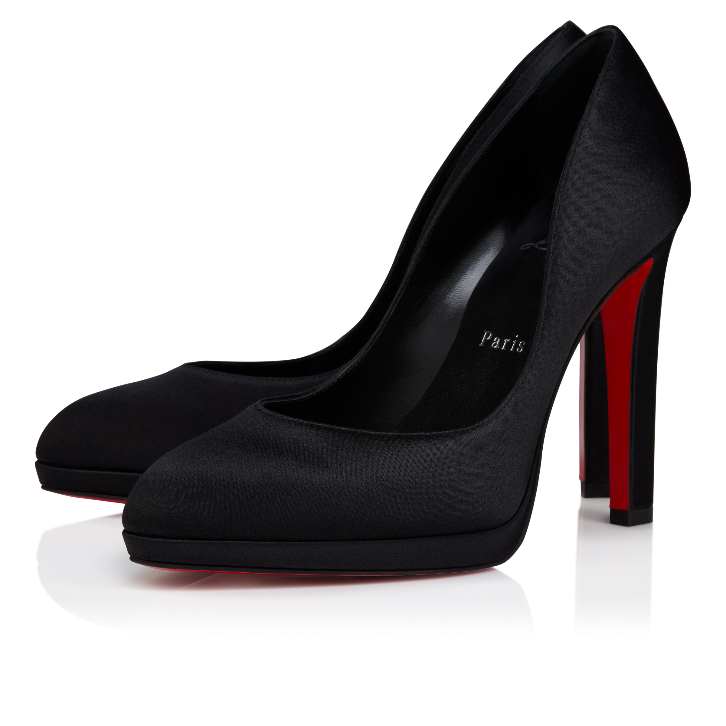 Fannylove Alta - 120 mm Pumps - Crepe satin - Black - Women