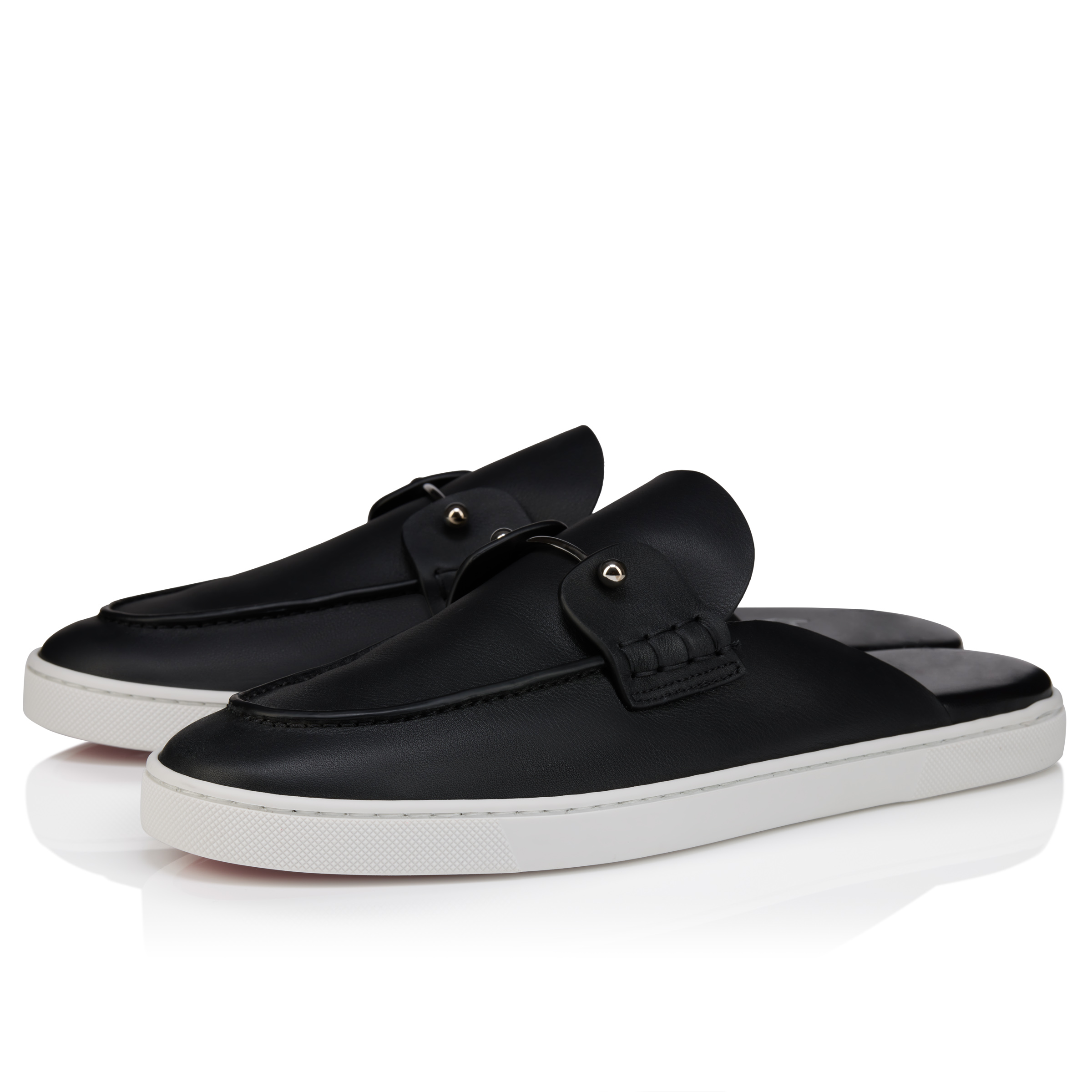 Chanme - Boat Shoes - Reversed calf leather - Black - Men
