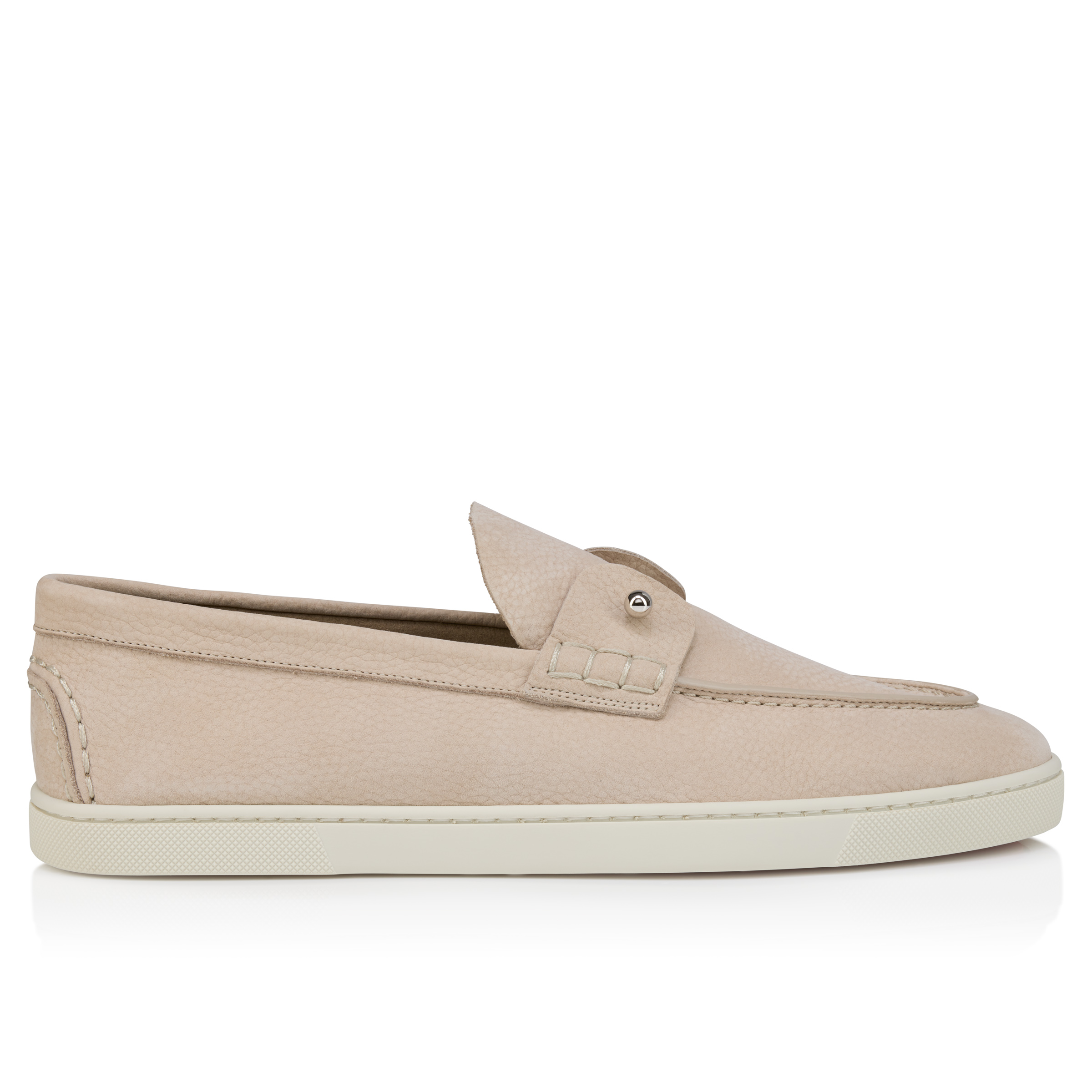 Chambeliboat - Boat Shoes - Grained calf leather - Beige - Men