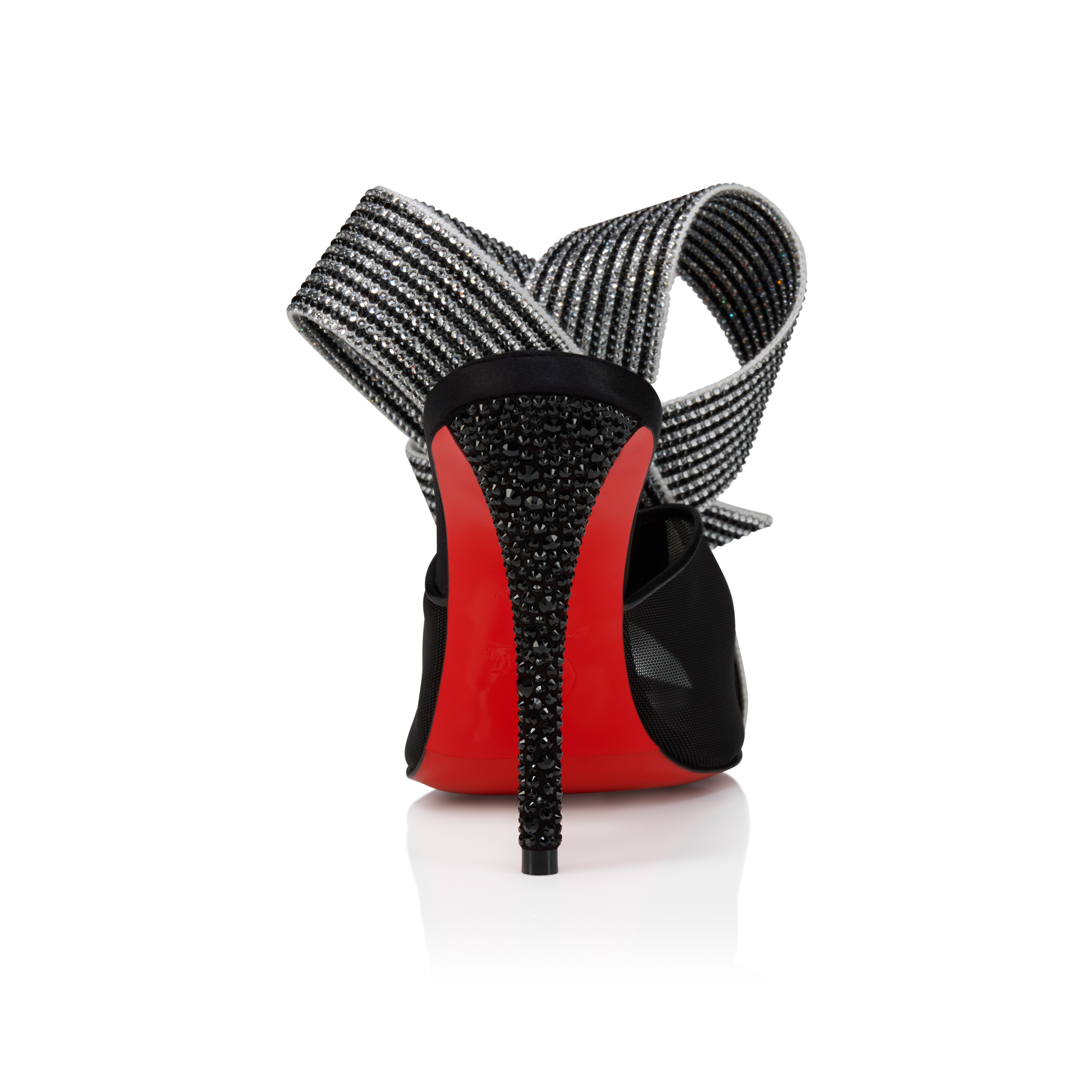 Pellicola - 100 mm Sandals - Lamb nappa leather, crepe satin and