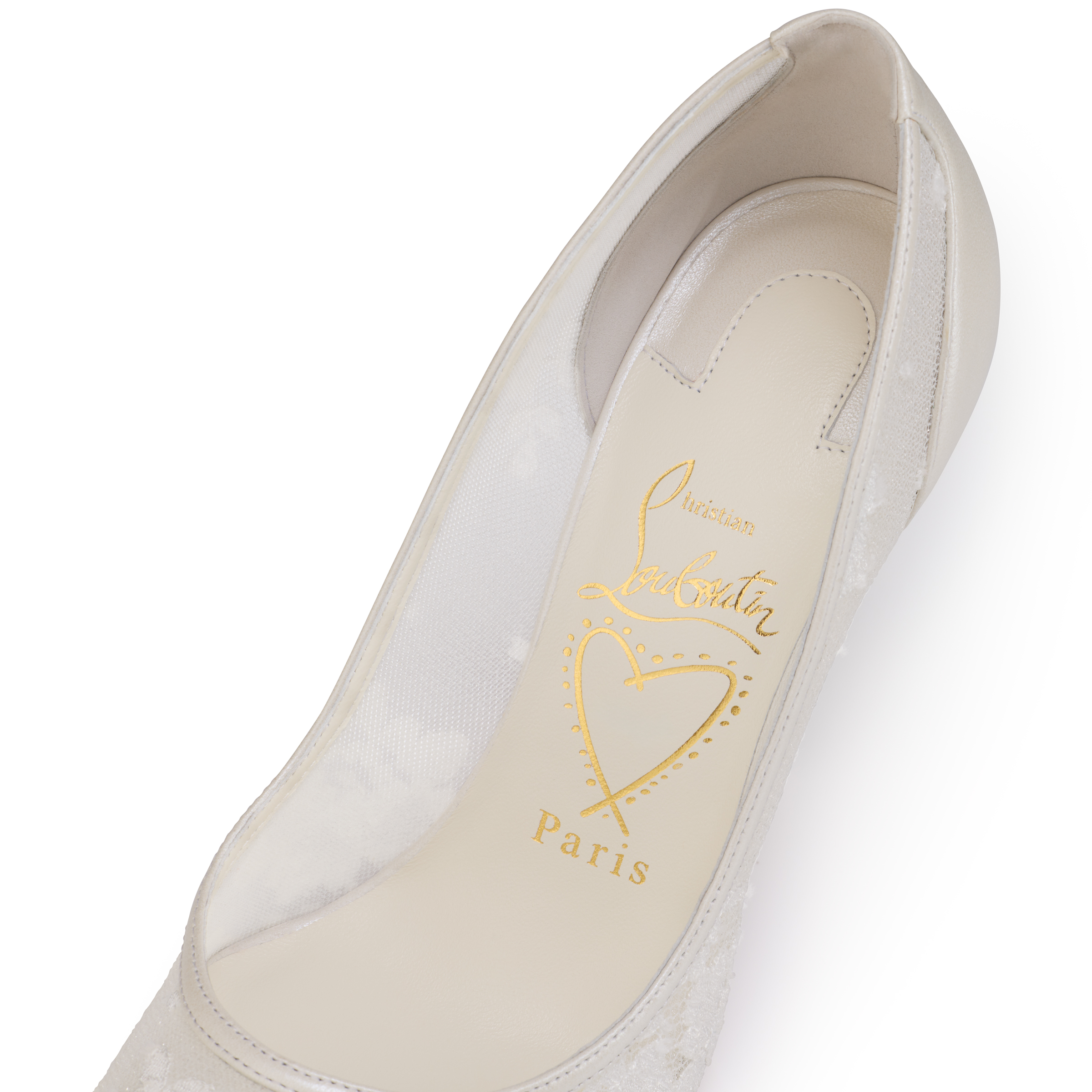 Miss Z Mesh - 100 mm Pumps - Mesh and nappa leather - Bianco