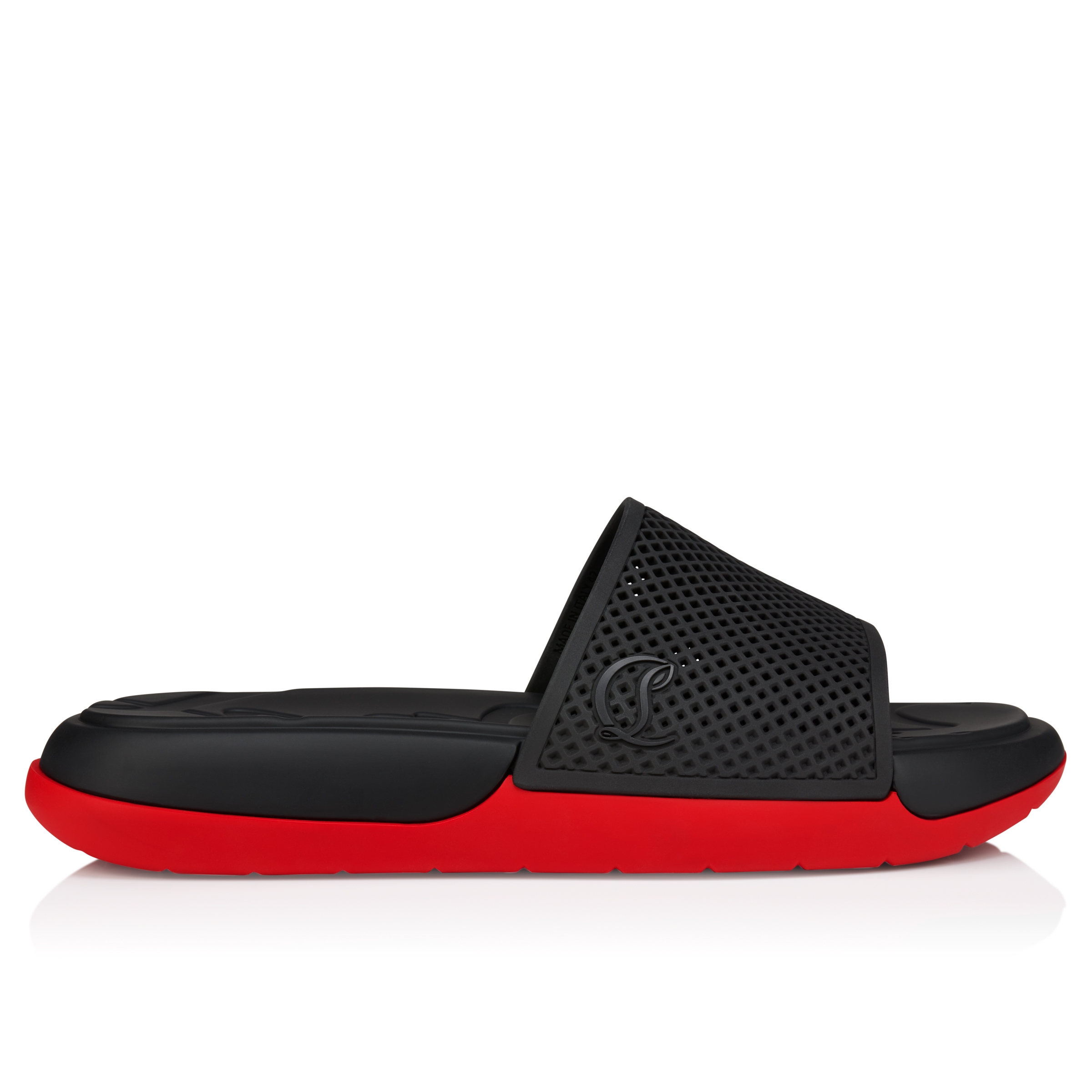 Easy Breezy - Mules - Rubber - Black - Men - Christian Louboutin