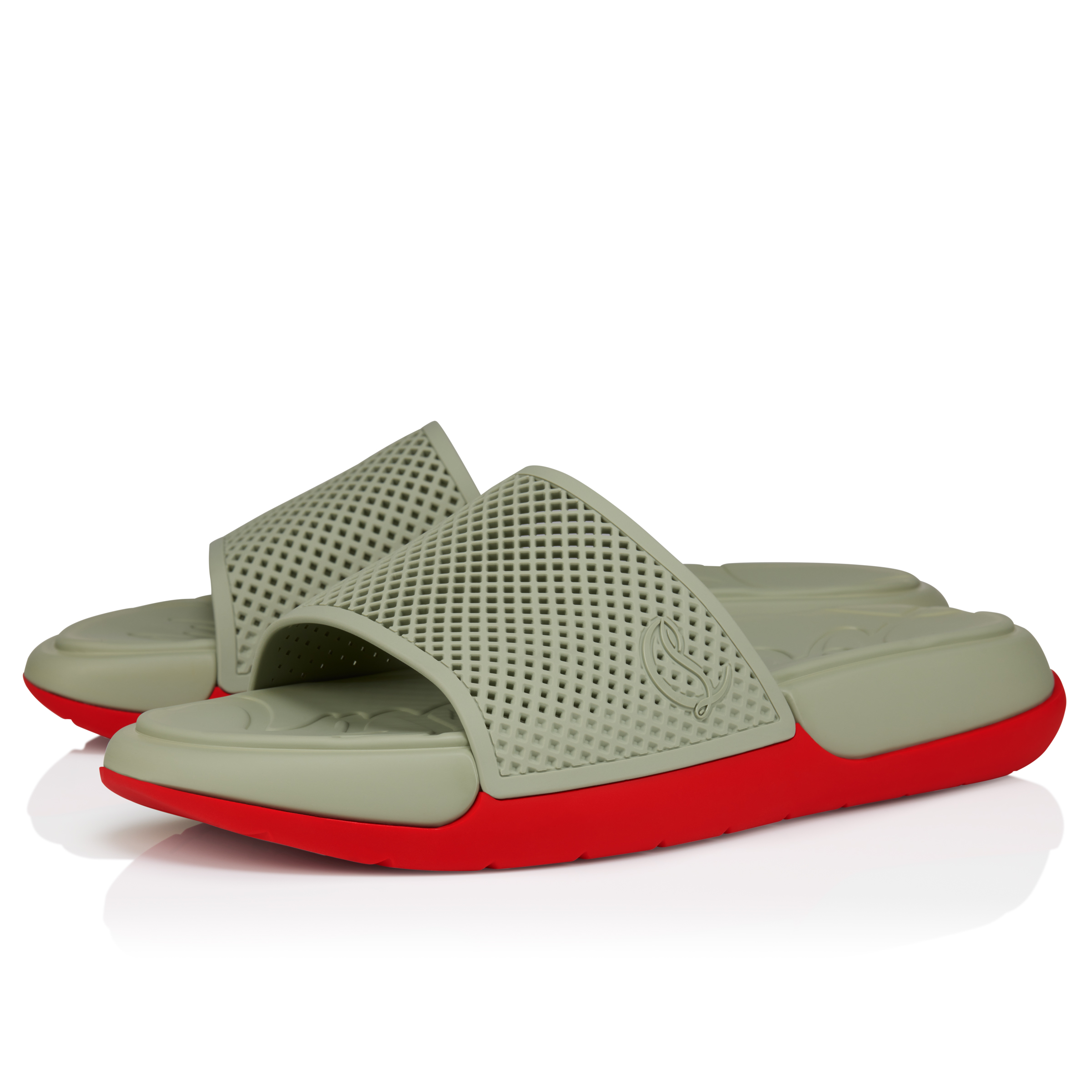 Easy Breezy - Mules - Rubber - Haiiro - Men - Christian Louboutin
