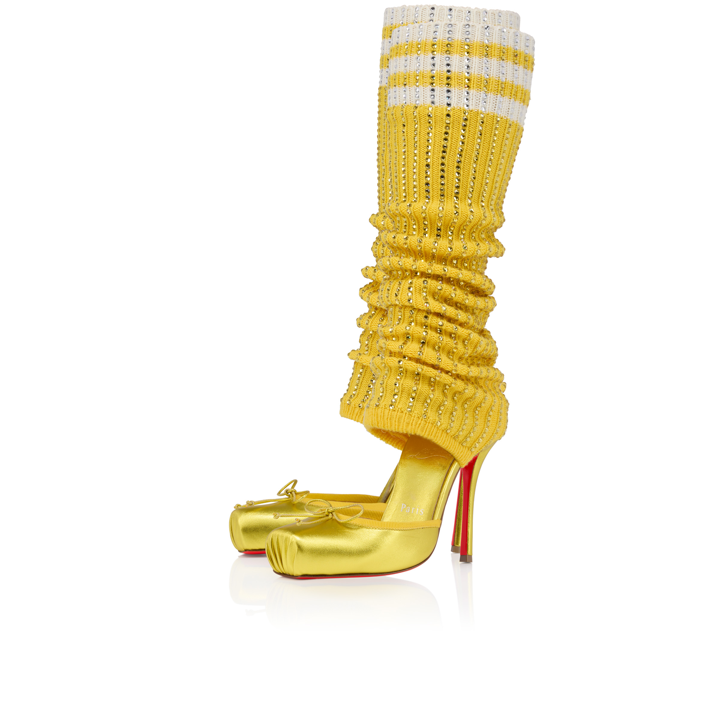 Cassia Annmac - 100 mm Pumps - Lamb nappa leather - Citronnade