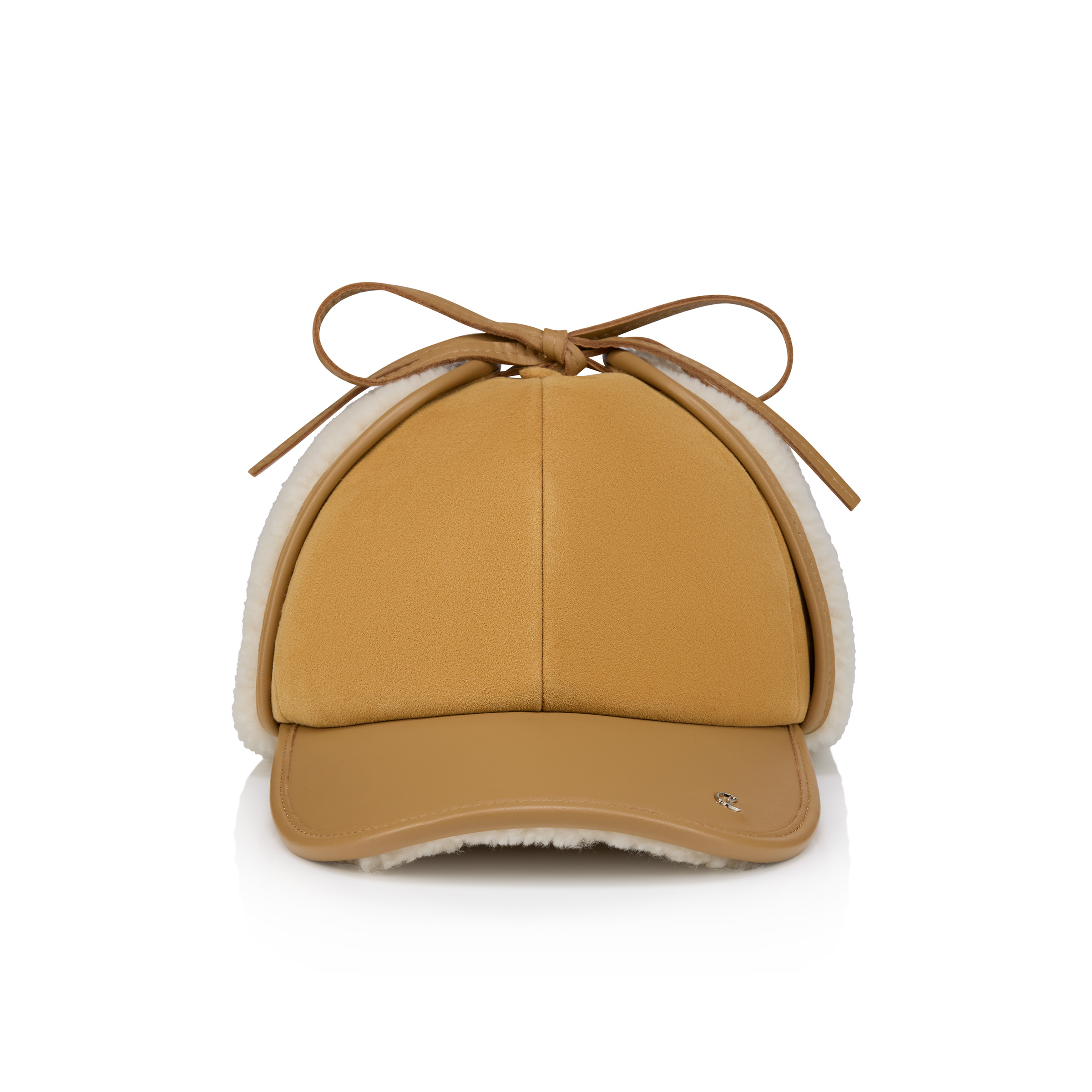 Loubiwood - Cap - Lamb nappa leather and shearling - Beige
