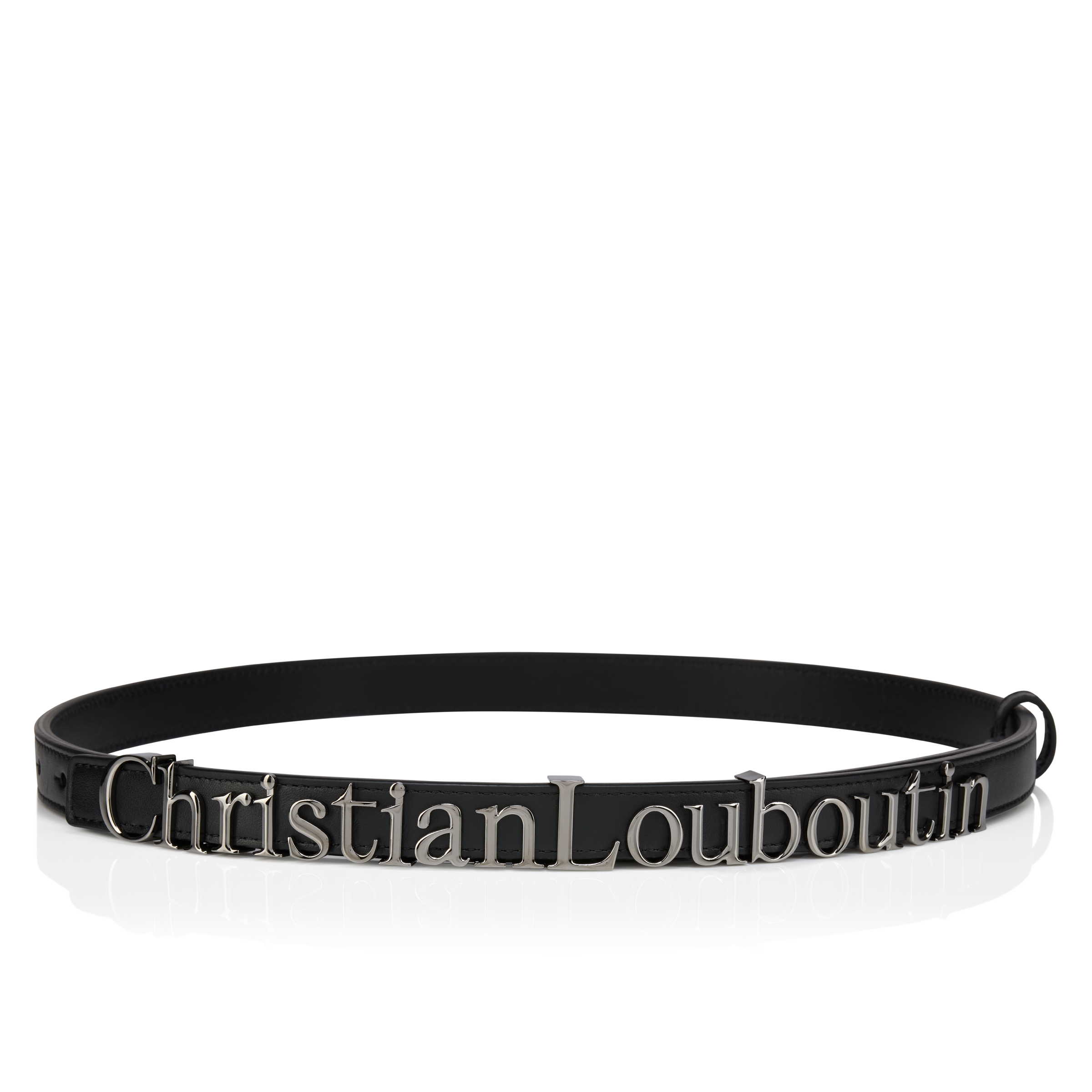 The Belt - Belt - Calf leather - Black - Christian Louboutin