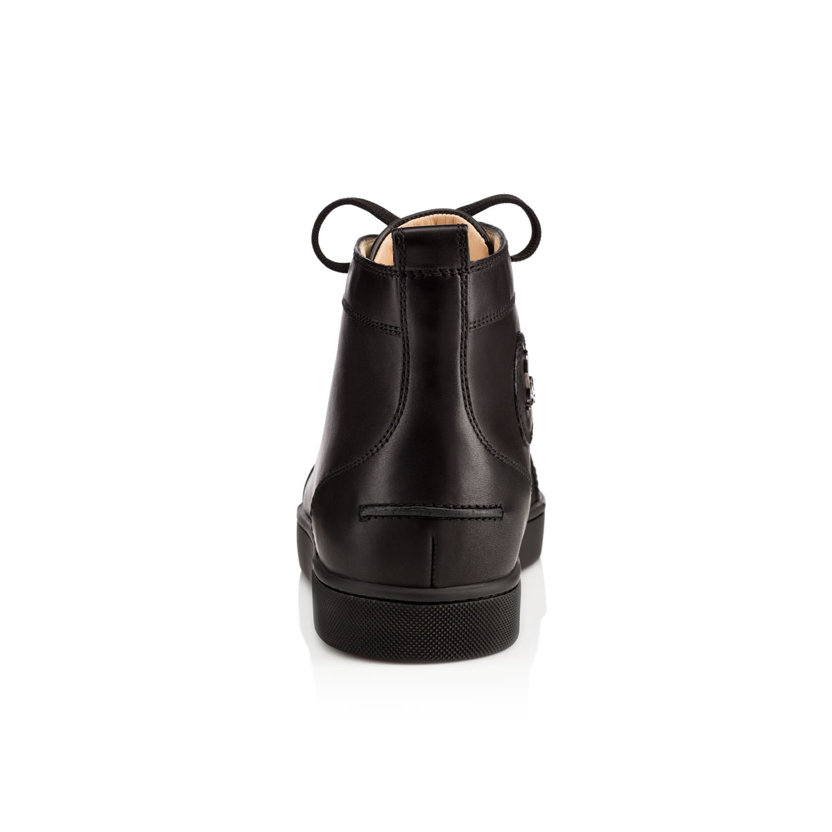 Louis - High-top sneakers - Calf leather - Black - Men - Christian 