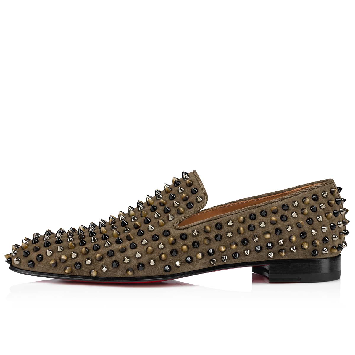 Dandelion Spikes - Loafers - Veau velours - Black - Christian Louboutin  United States