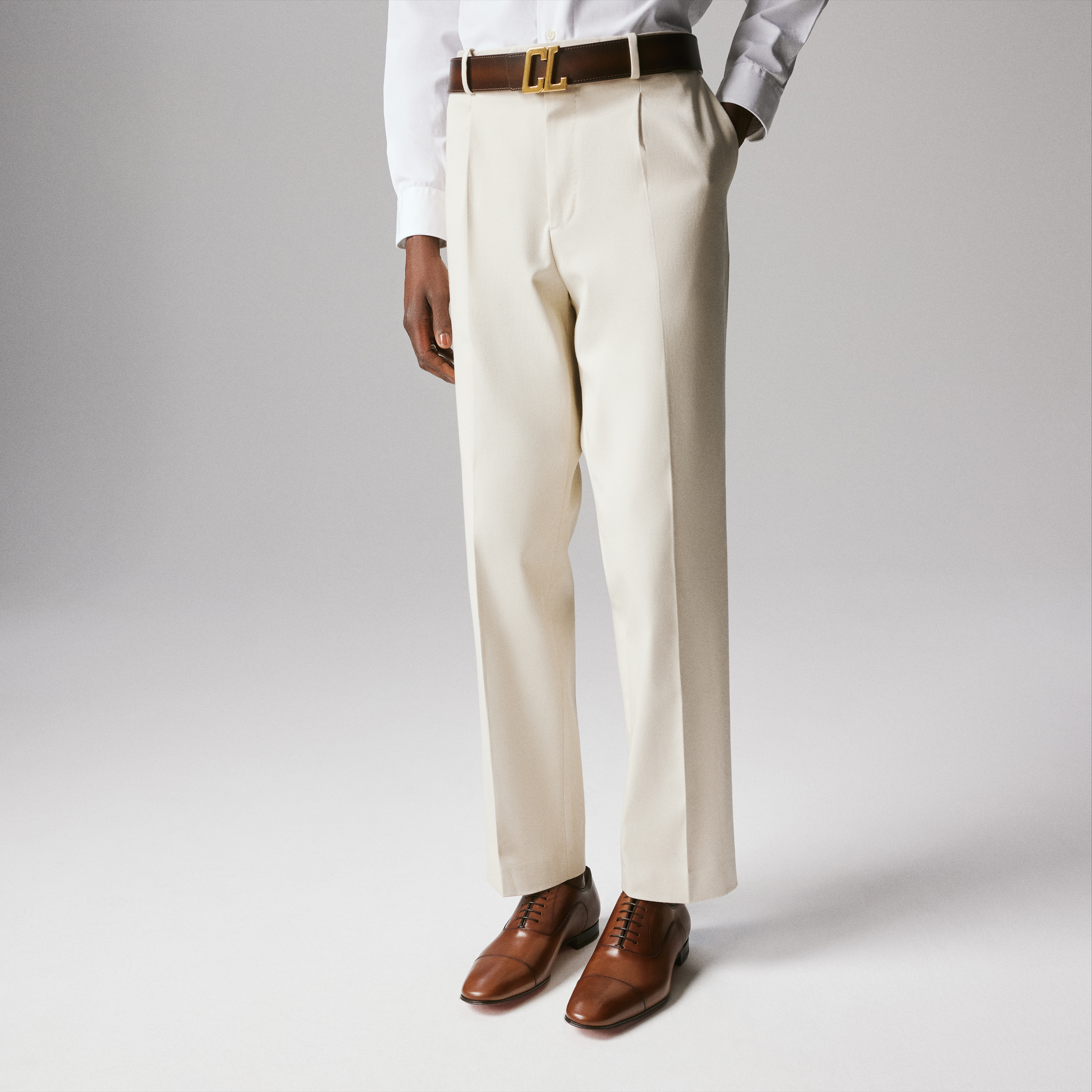 Greggo - Oxfords - Patinated calf leather - Havane - Men