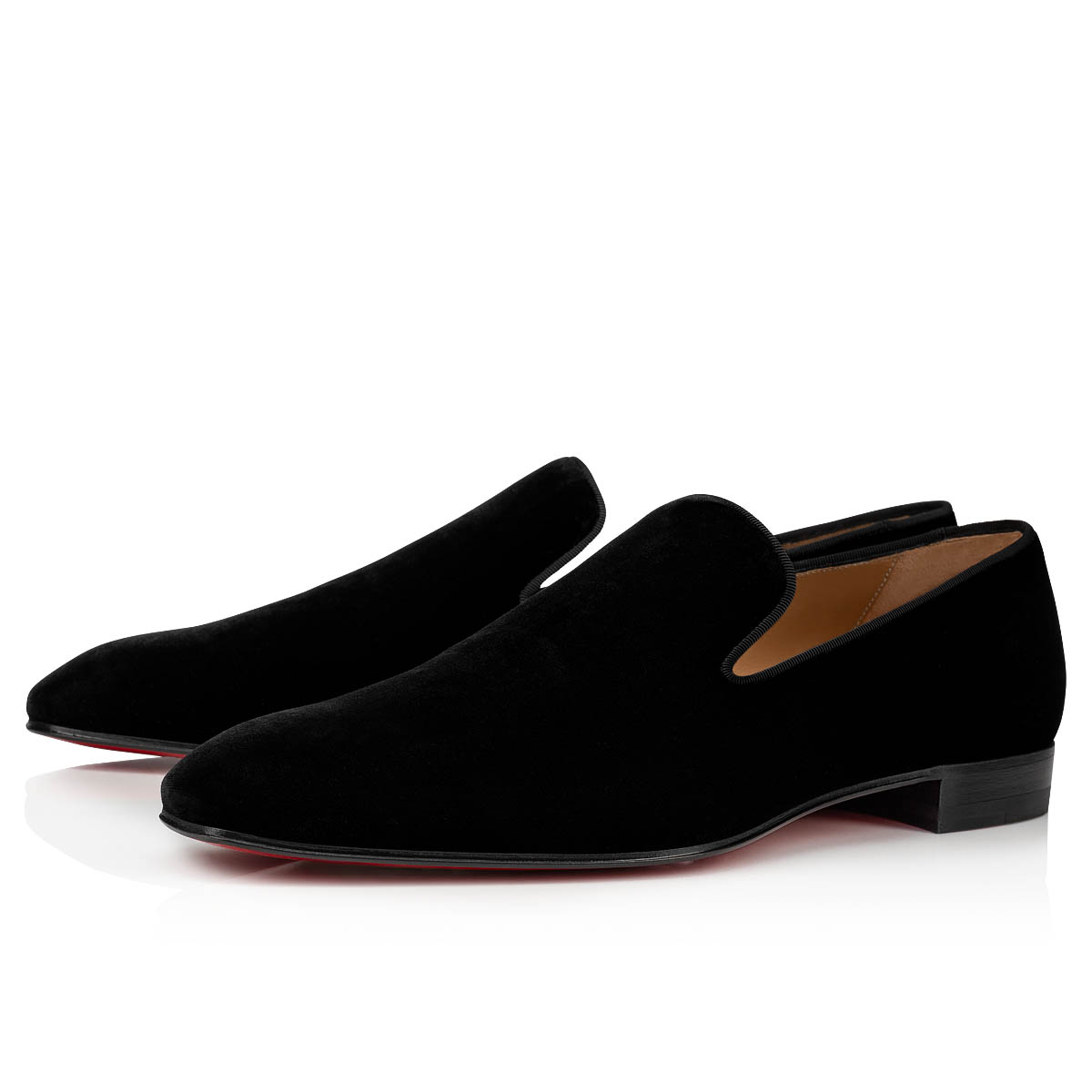 Dandelion - Loafers - Velvet - Black - Men - Christian Louboutin