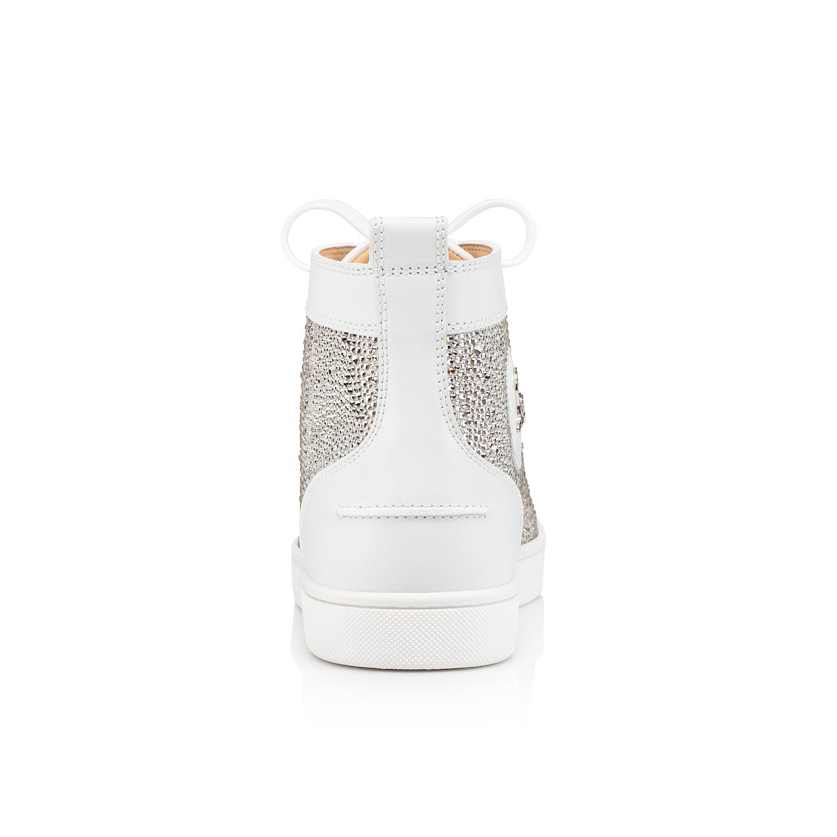 Louis Strass Loubiguana - High-top sneakers - Suede and strass - Multicolor  - Christian Louboutin