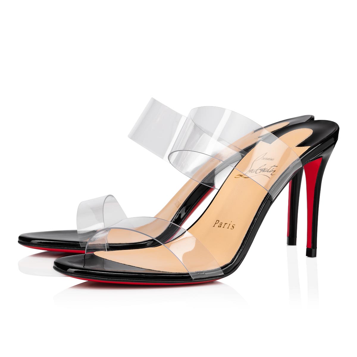Just Nothing - 100 mm Pumps - PvC and patent calf - Black - Women ...