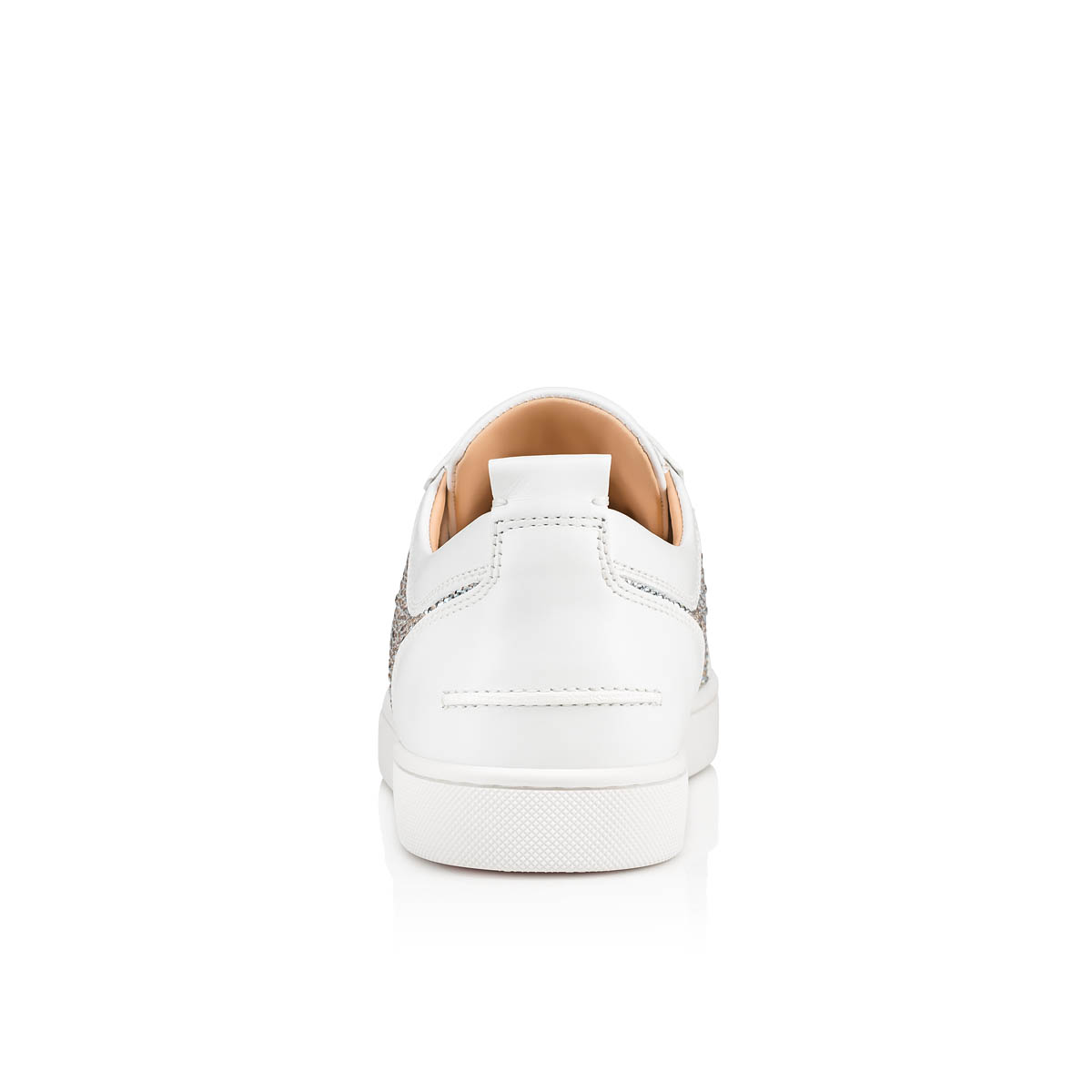 Louis Junior Strass - Low-top sneakers - Suede and strass - Silver 