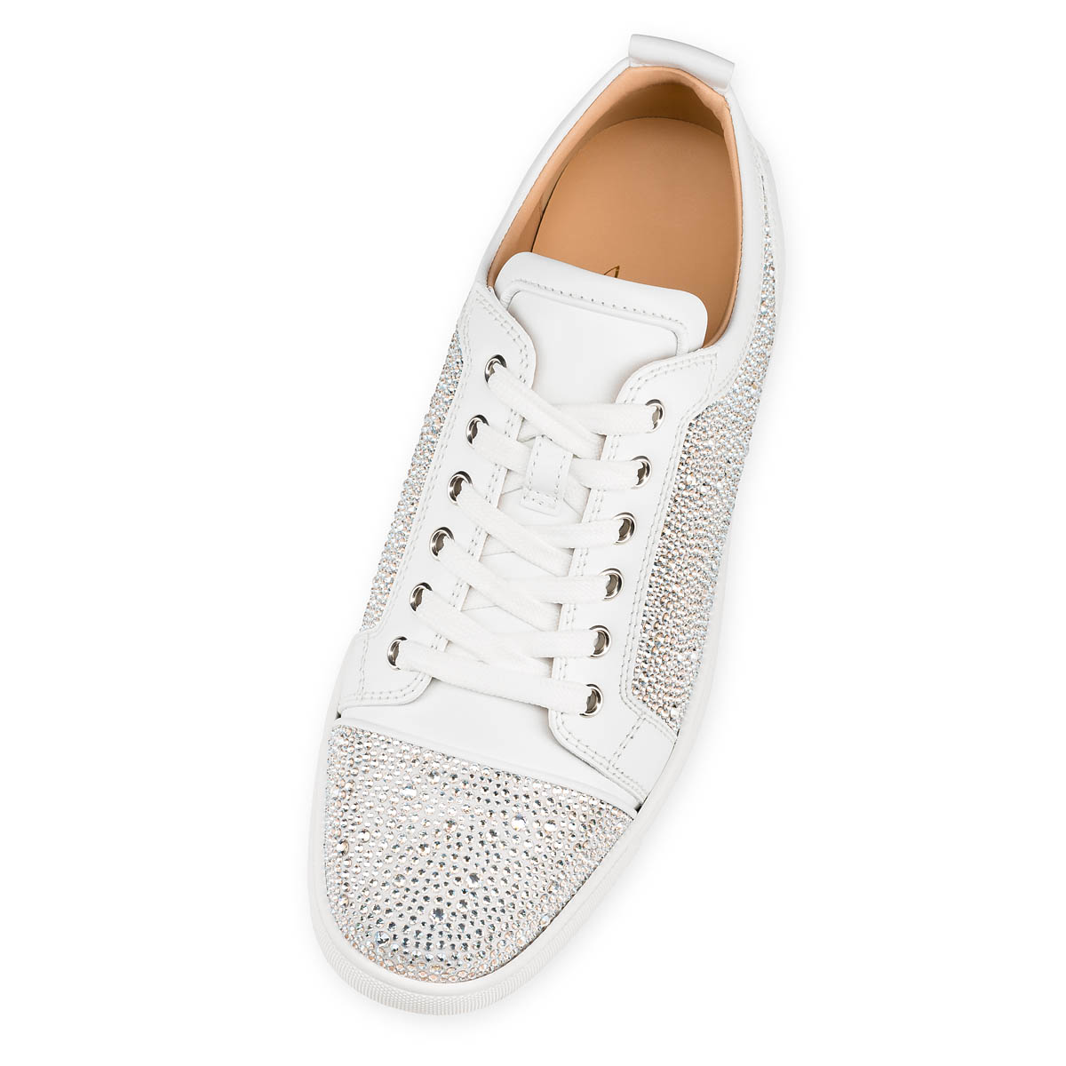 Louis Junior Strass - Low-top sneakers - Suede and strass - Silver